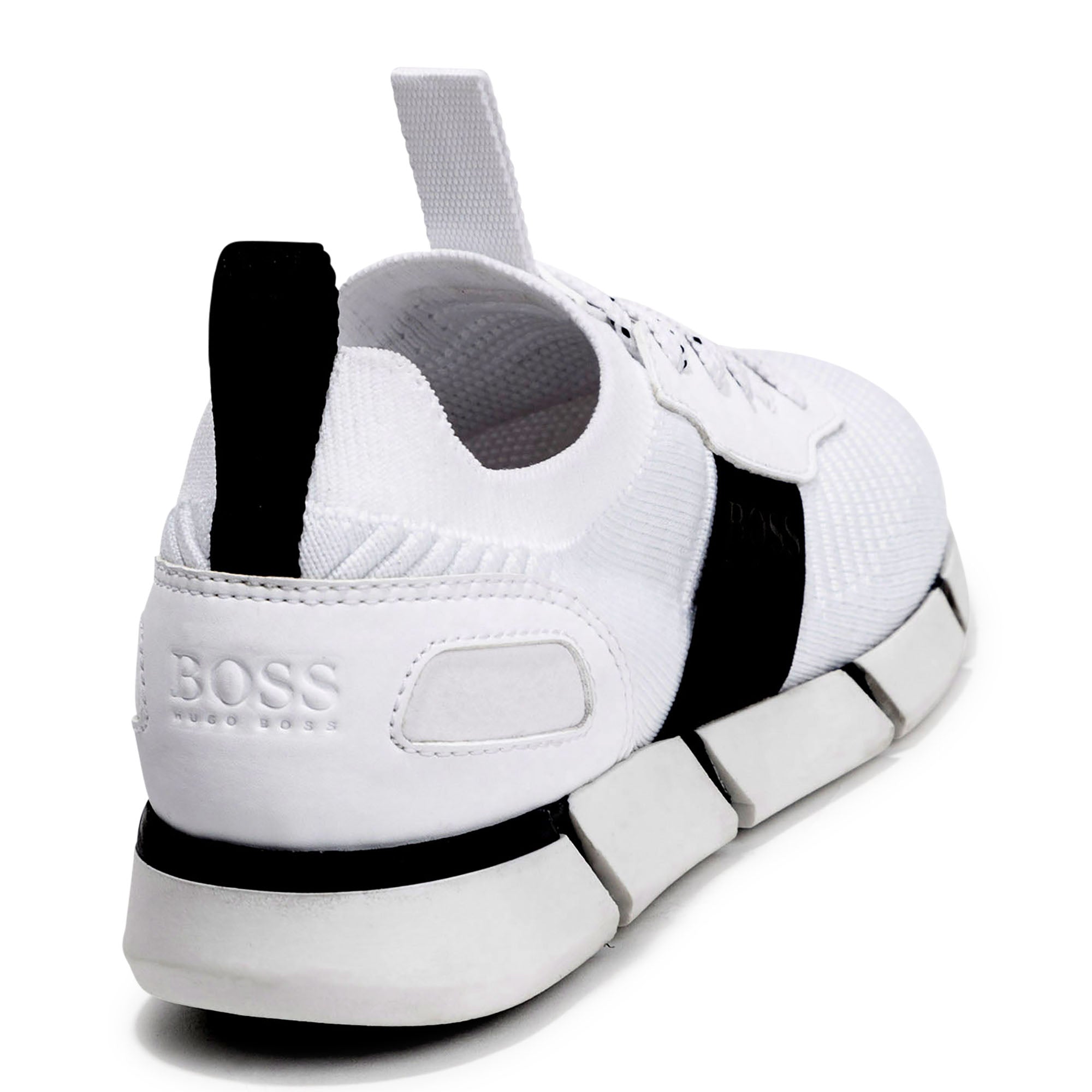 Boys White Logo Shoes