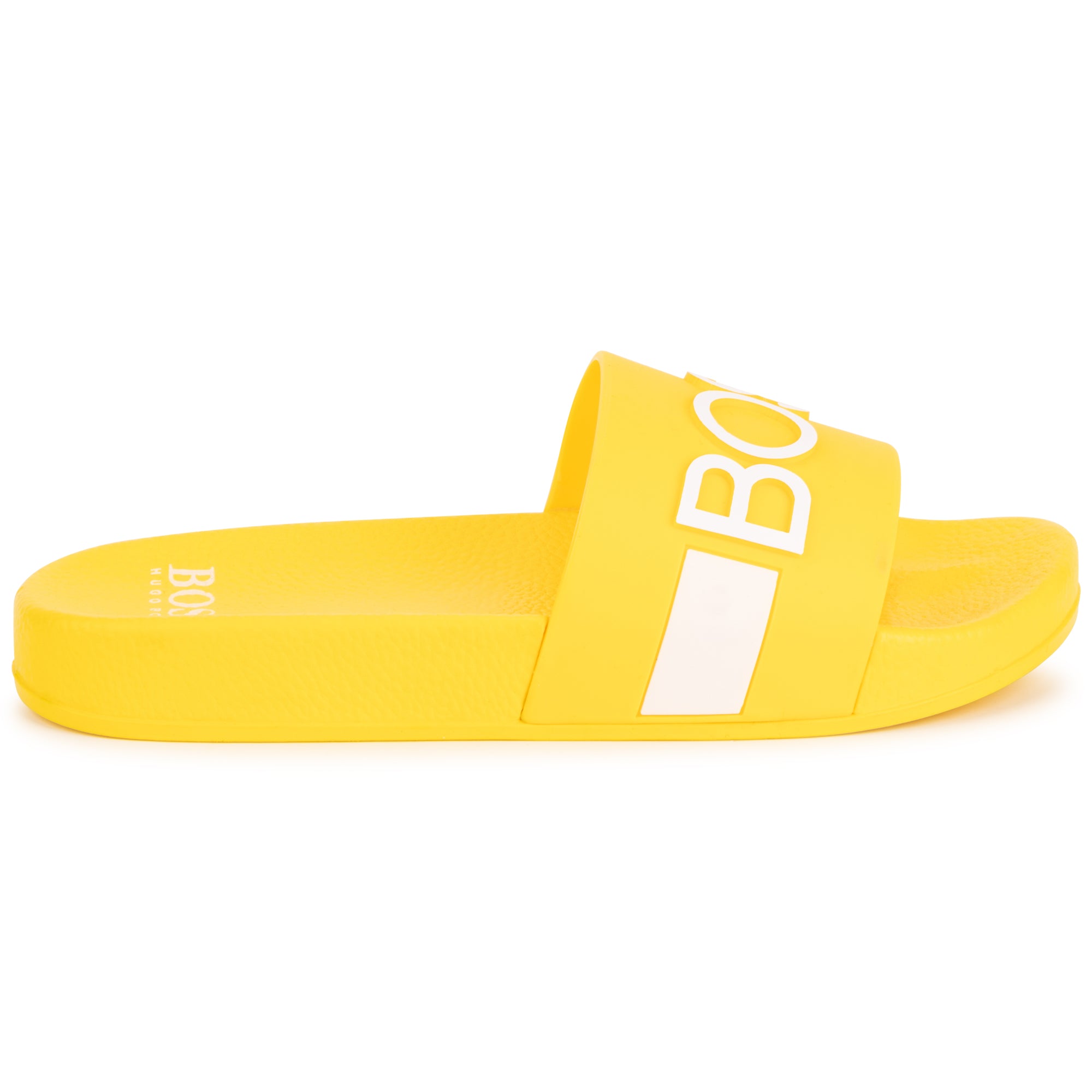 Boys & Girls Yellow Logo Slippers