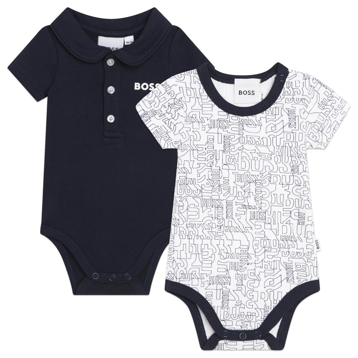 Baby Boys & Girls Black Babysuit Set