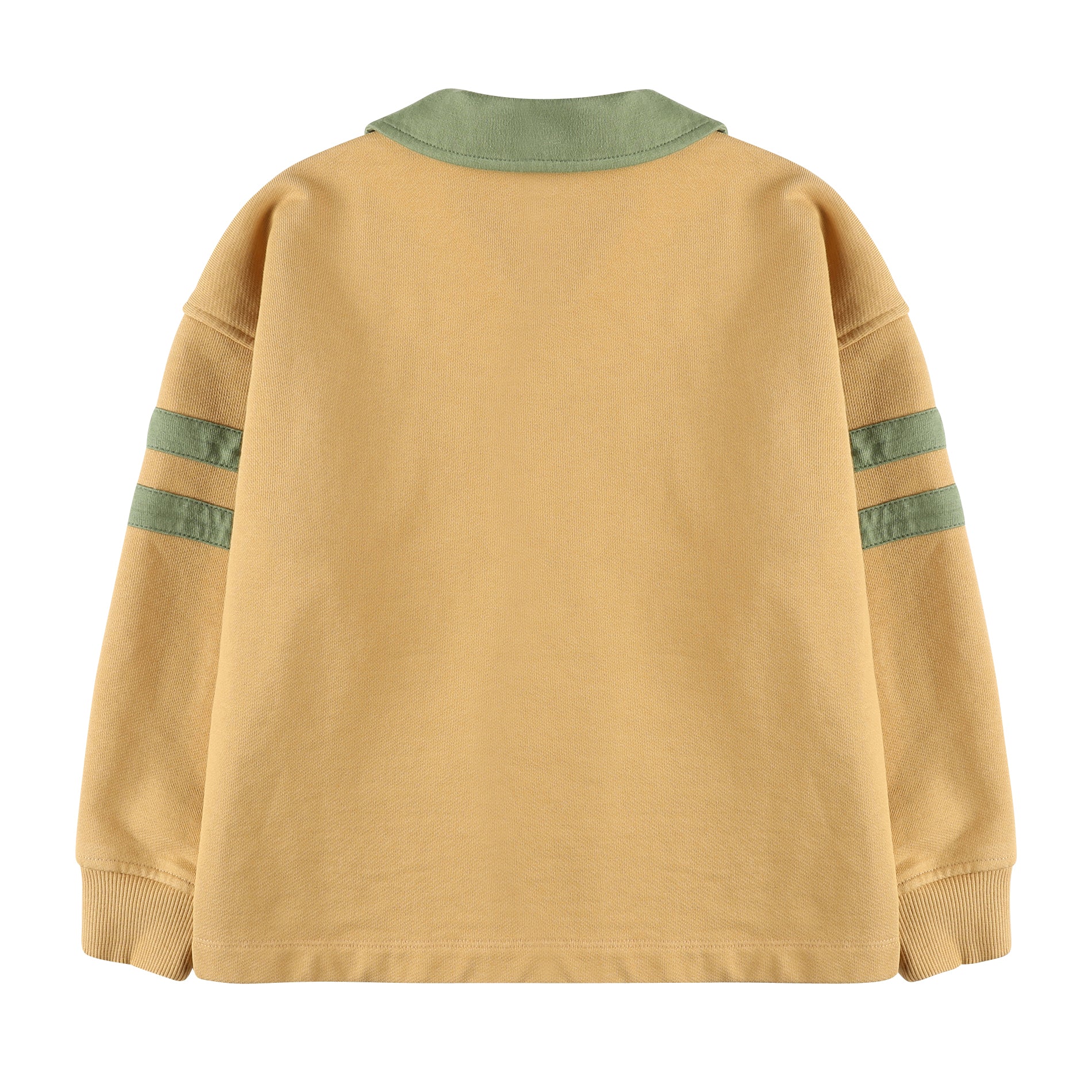 Boys & Girls Camel Printed Cotton Sweatshirt