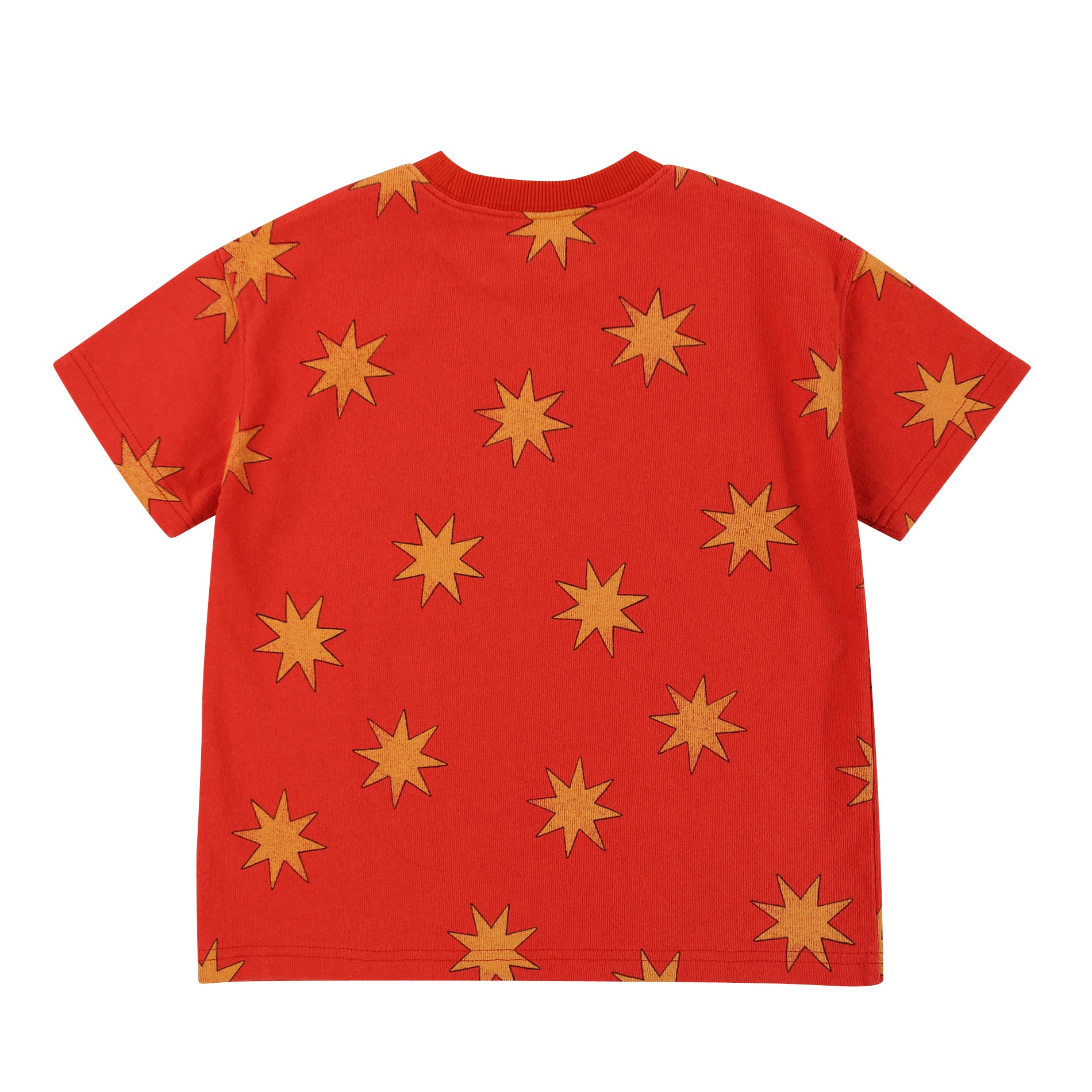 Boys & Girls Orange Cotton T-Shirt