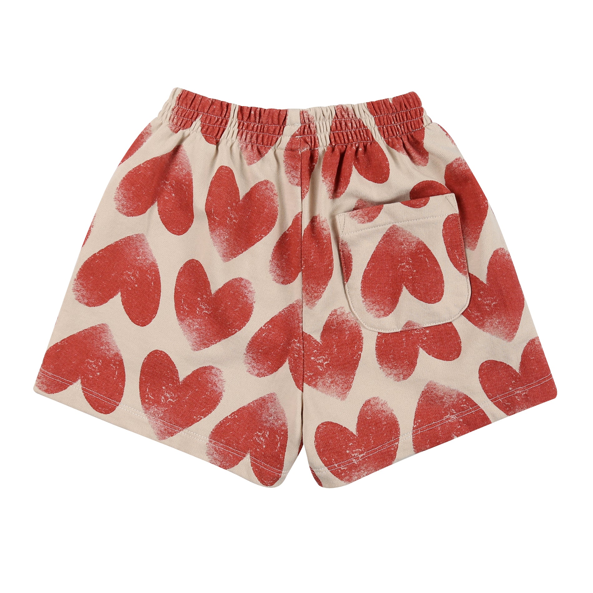 Boys & Girls Red Heart Sport Shorts