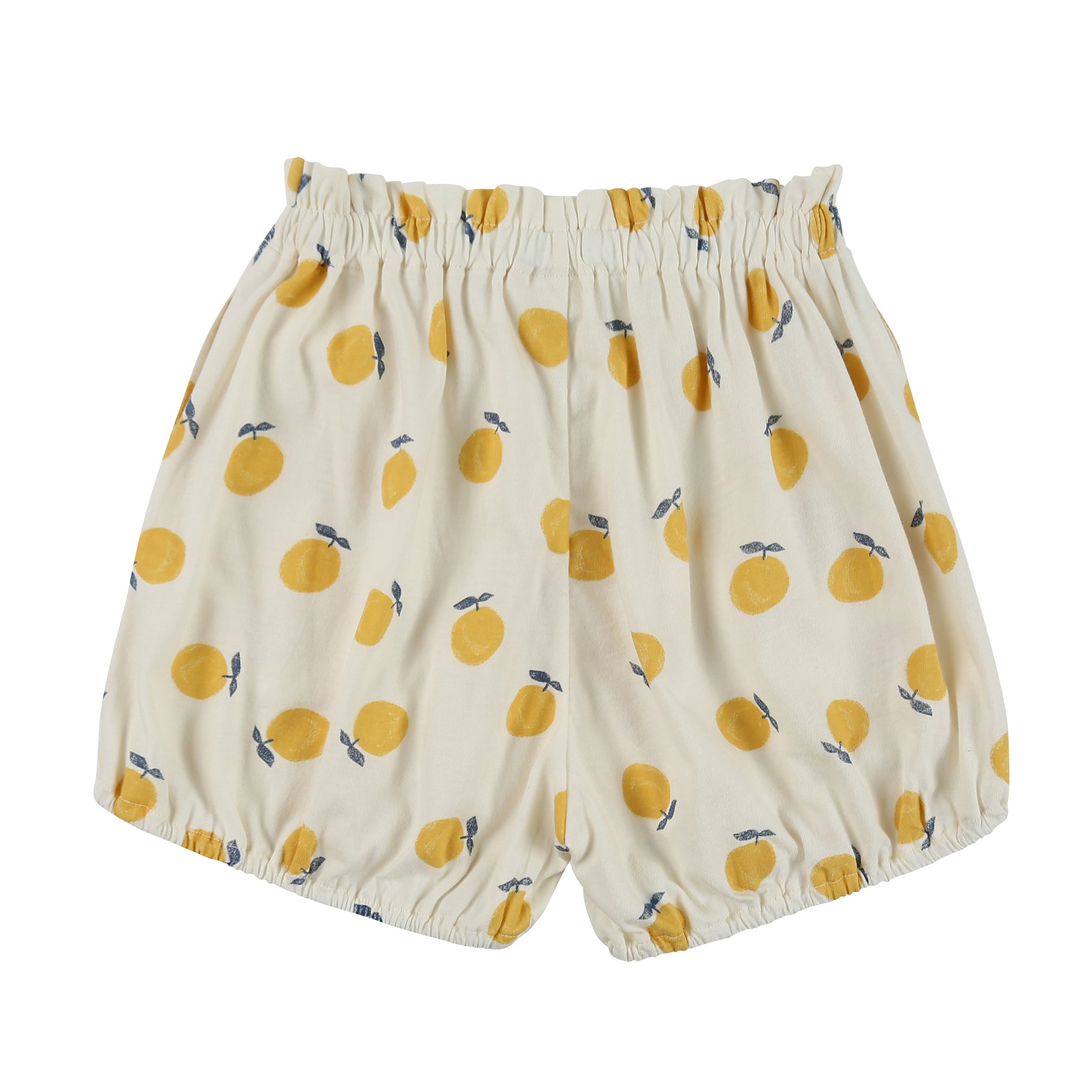 Boys & Girls White Cotton Shorts