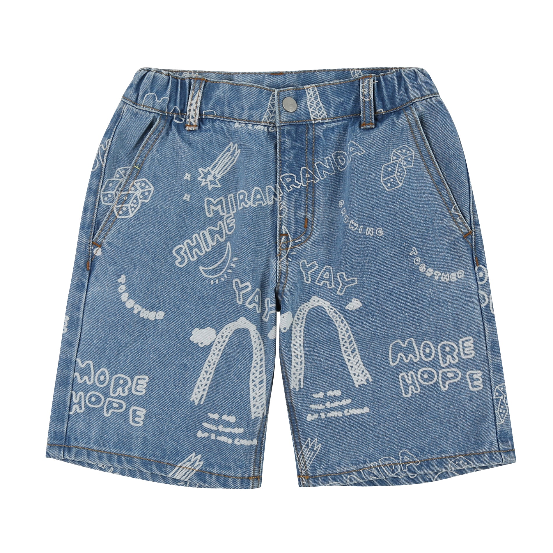 Boys & Girls Blue Denim Shorts