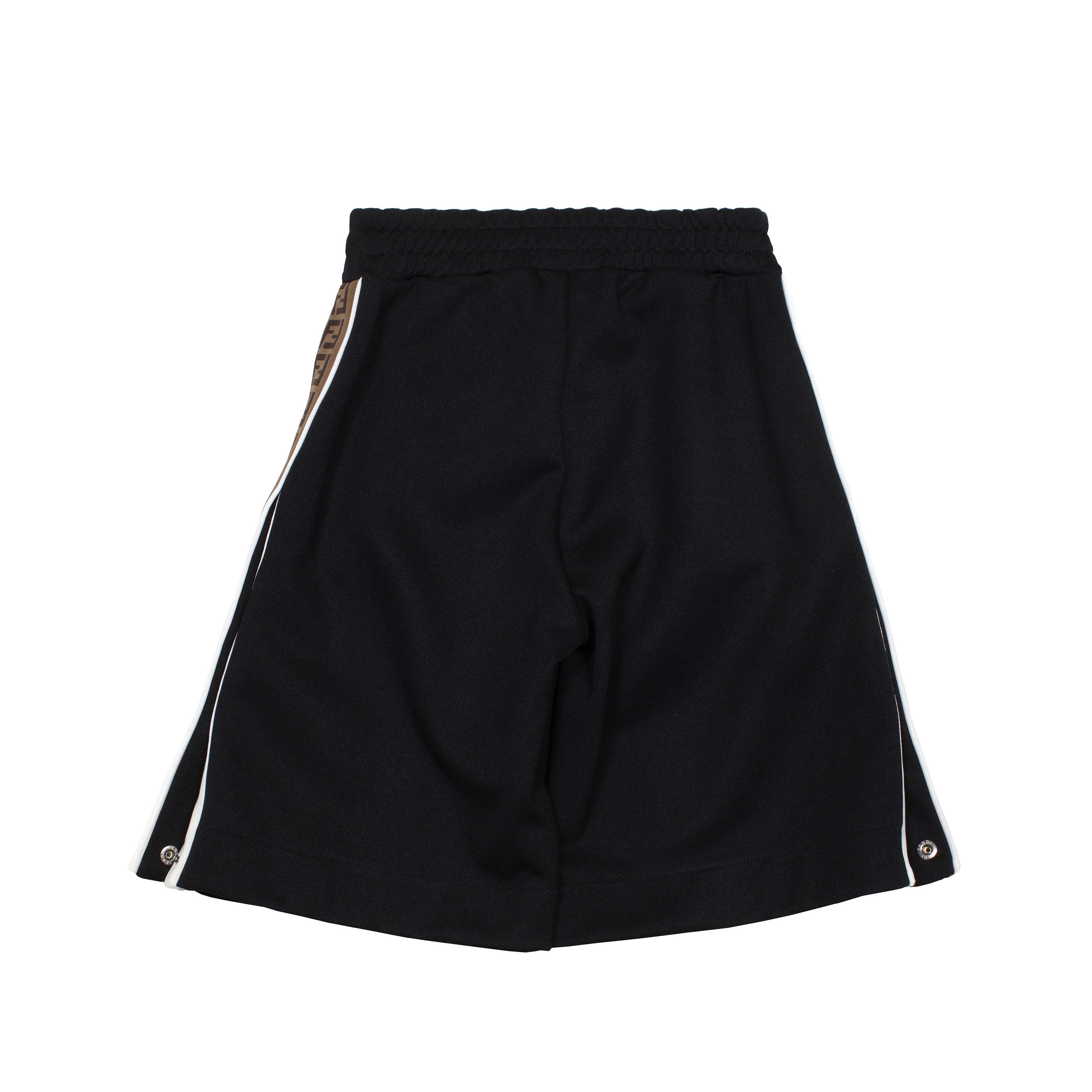 Boys & Girls Black FF Logo Shorts