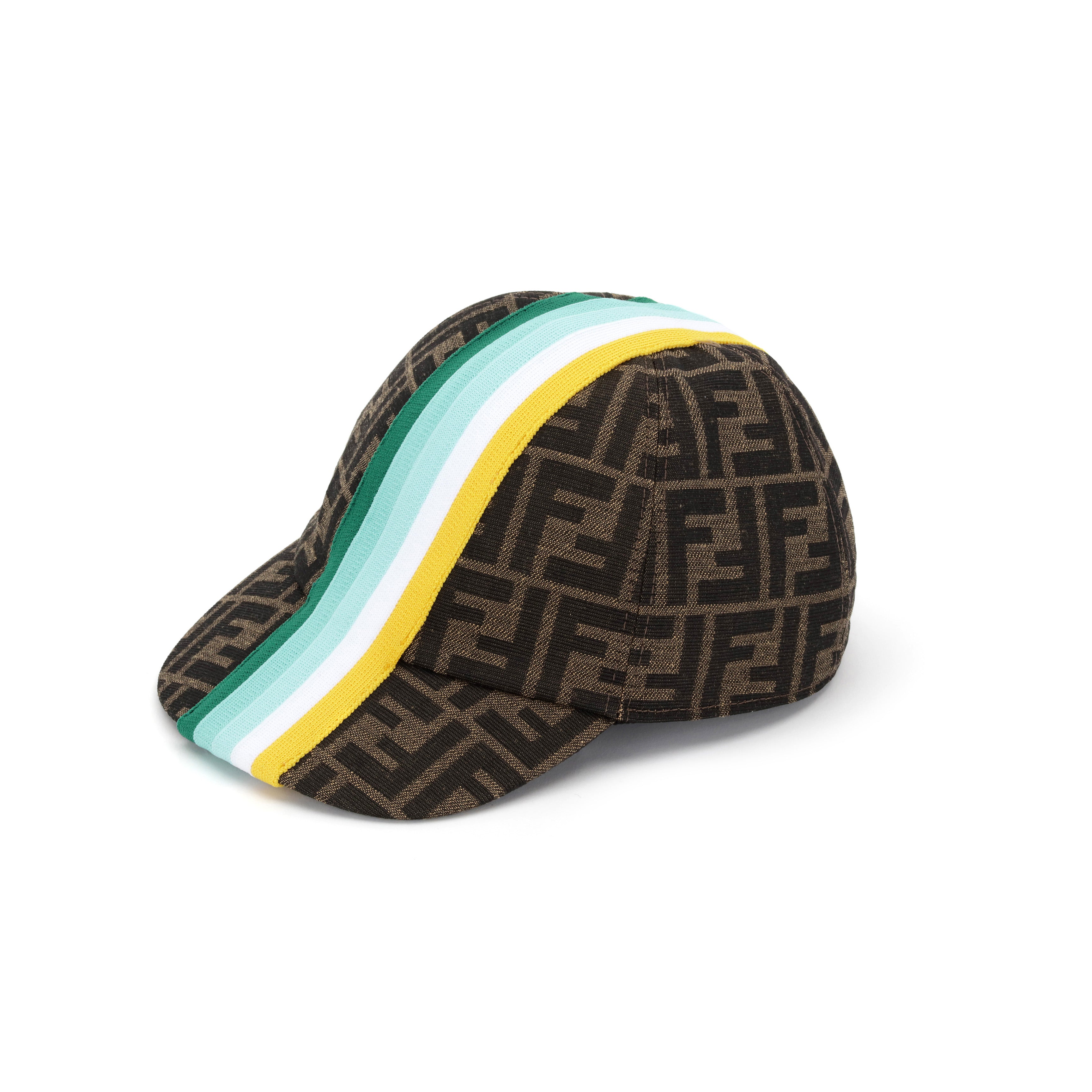 Boys & Girls Green Stripe Logo Cap