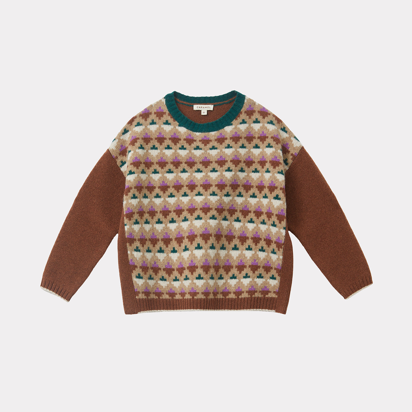 Boys & Girls Camel Wool Sweater