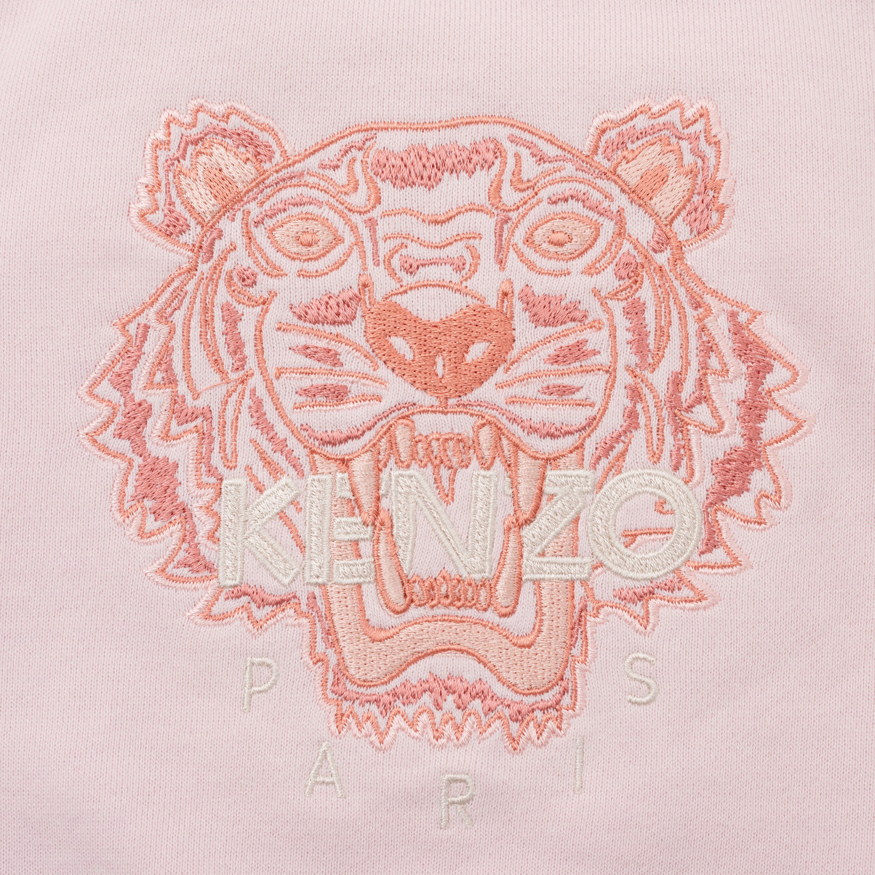 Baby Boys & Girls Pink Tiger Cotton Sweatshirt