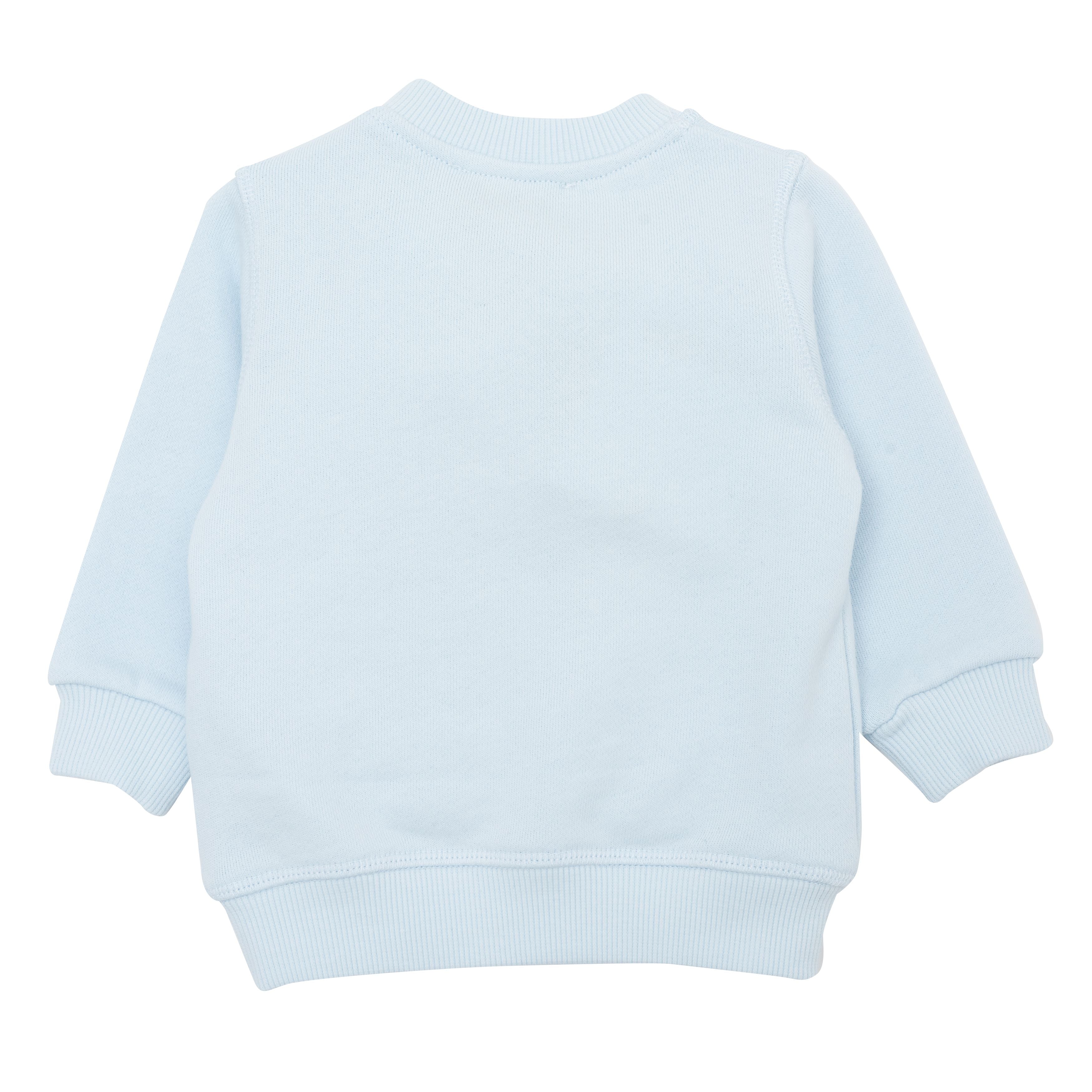 Boys & Girls Blue Tiger Cotton Sweatshirt