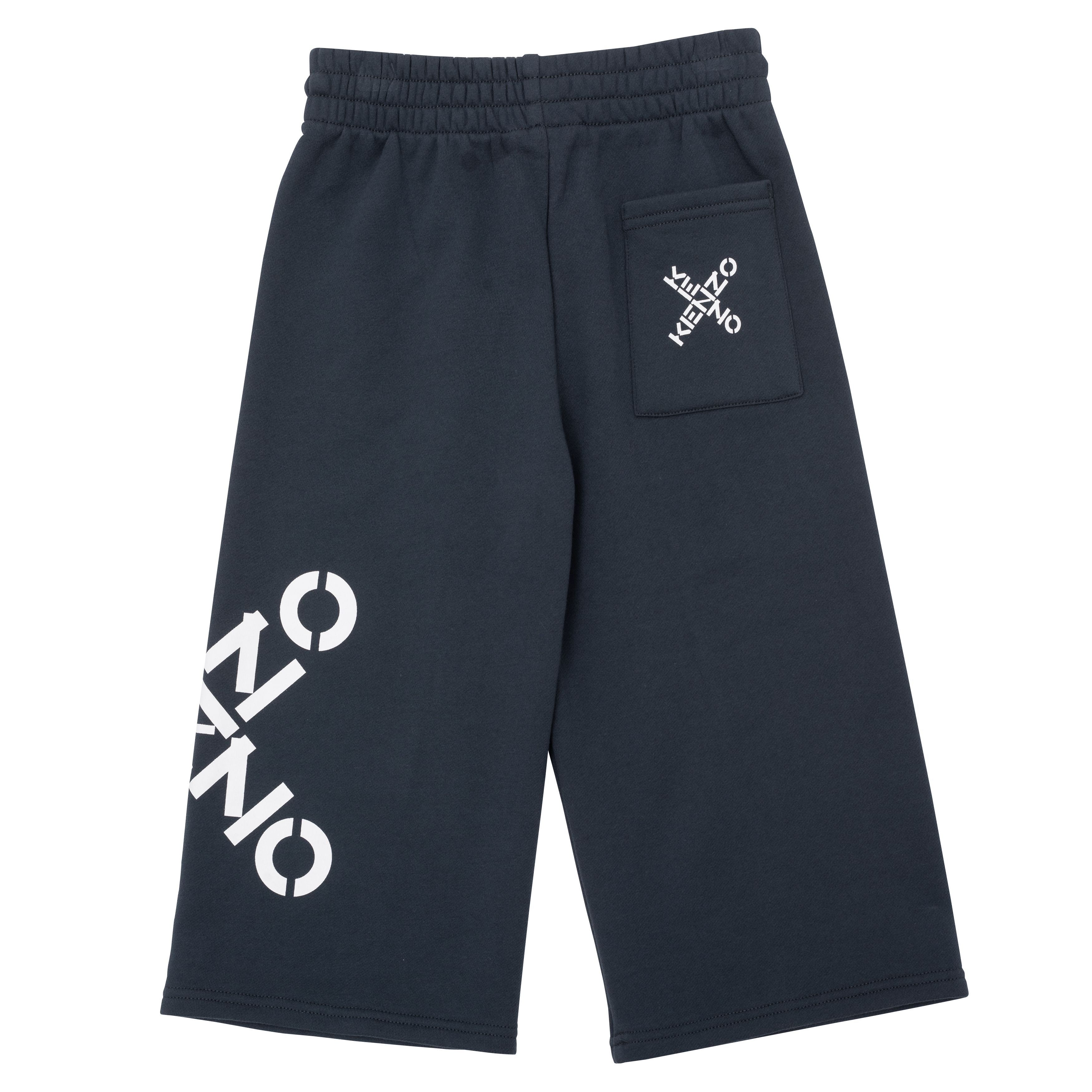 Boys Black Cotton Trousers