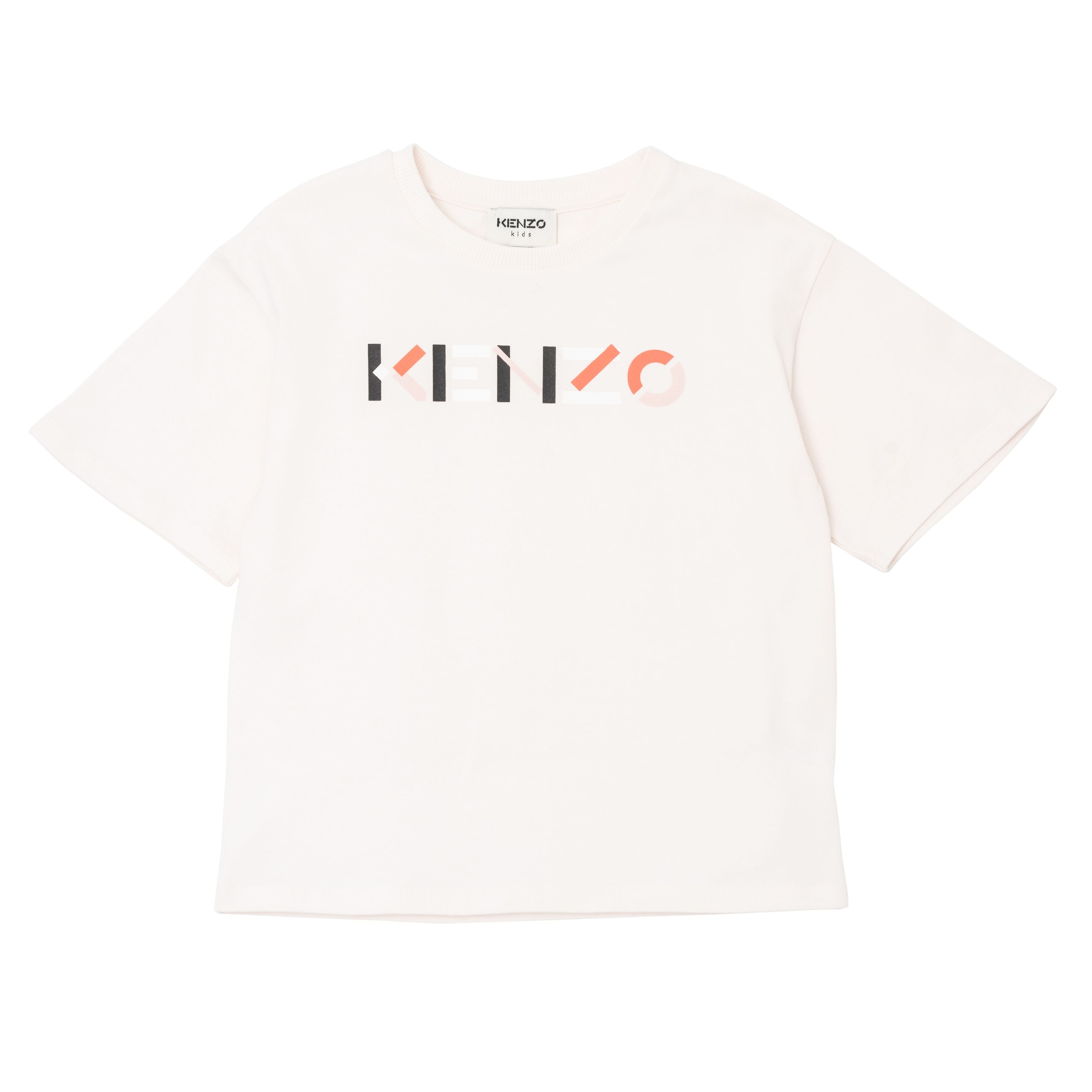 Boys & Girls White Cotton T-Shirts