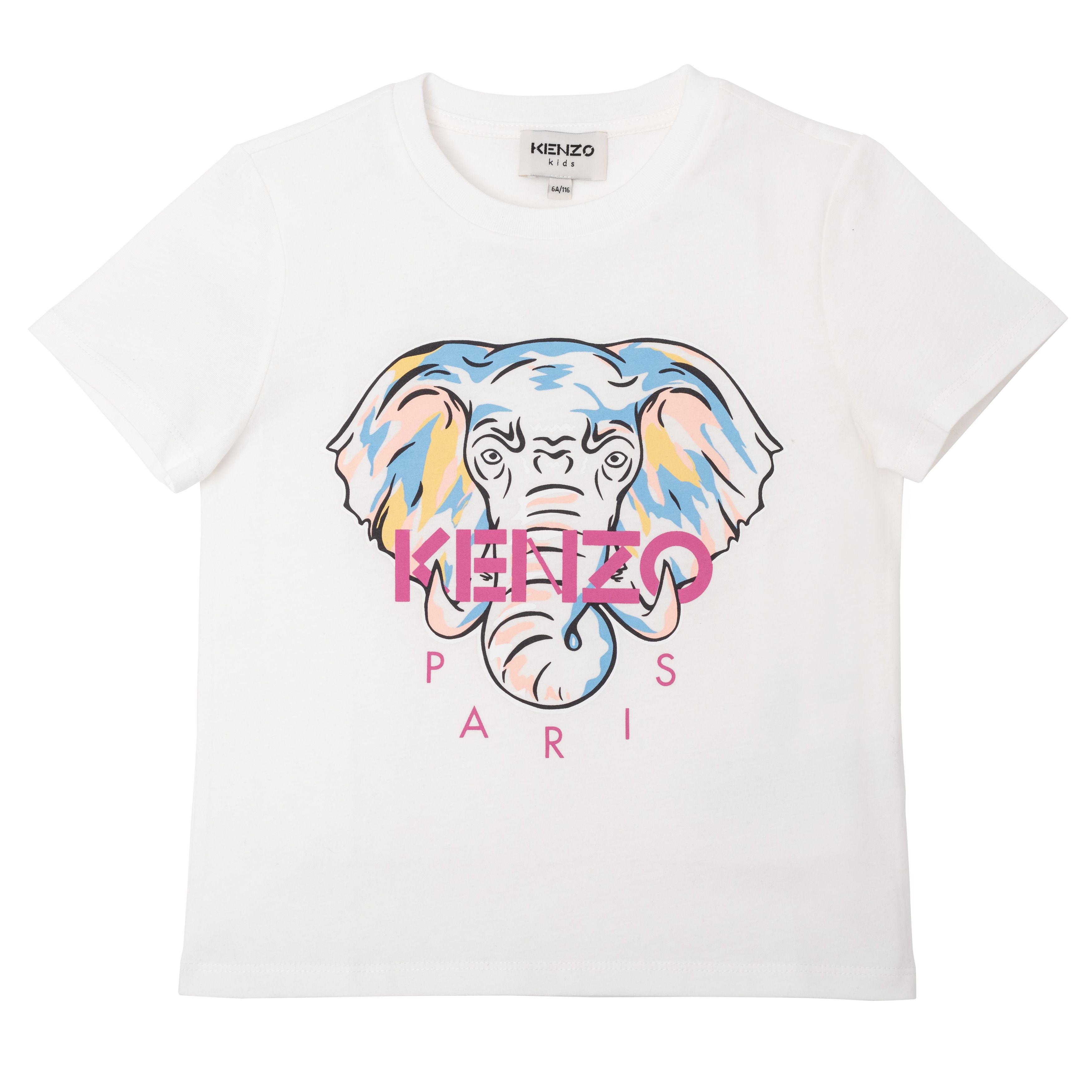 Boys & Girls White Cotton T-Shirts