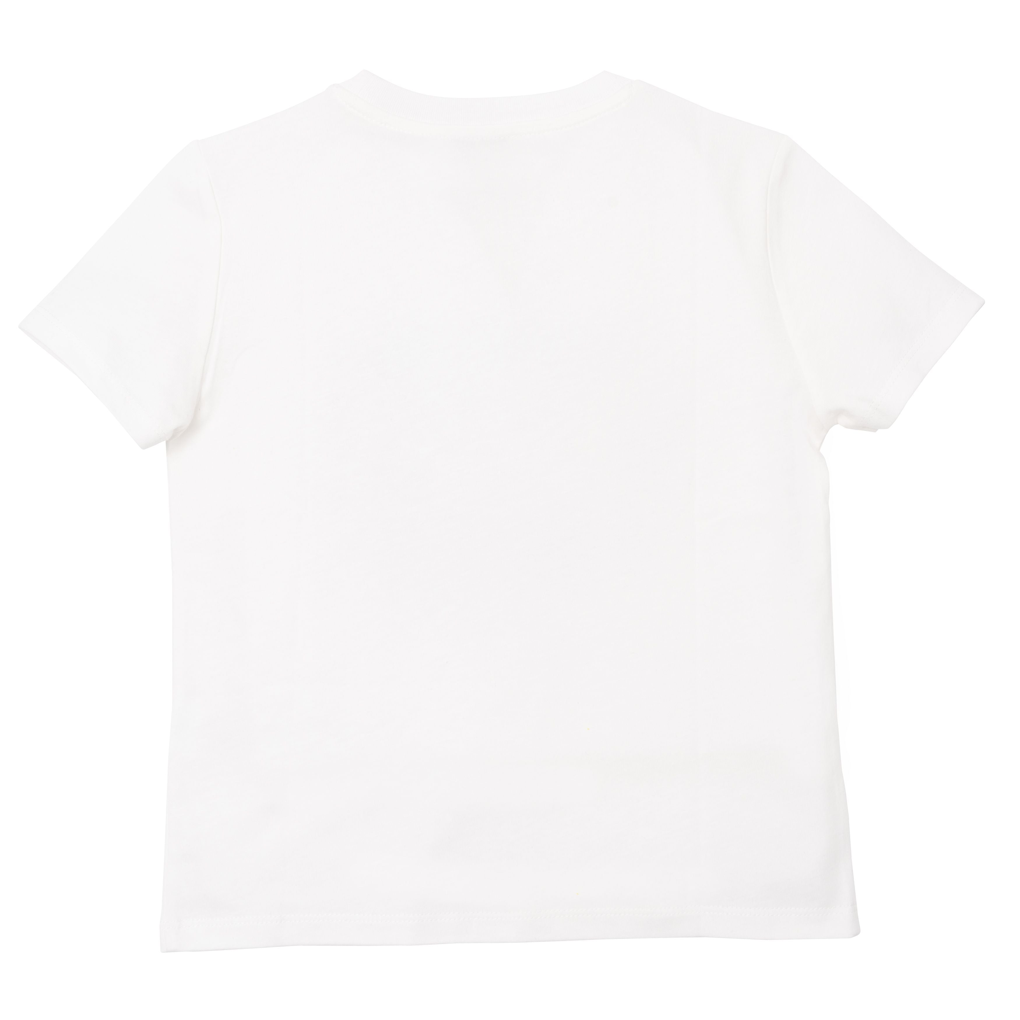 Boys & Girls White Cotton T-Shirts