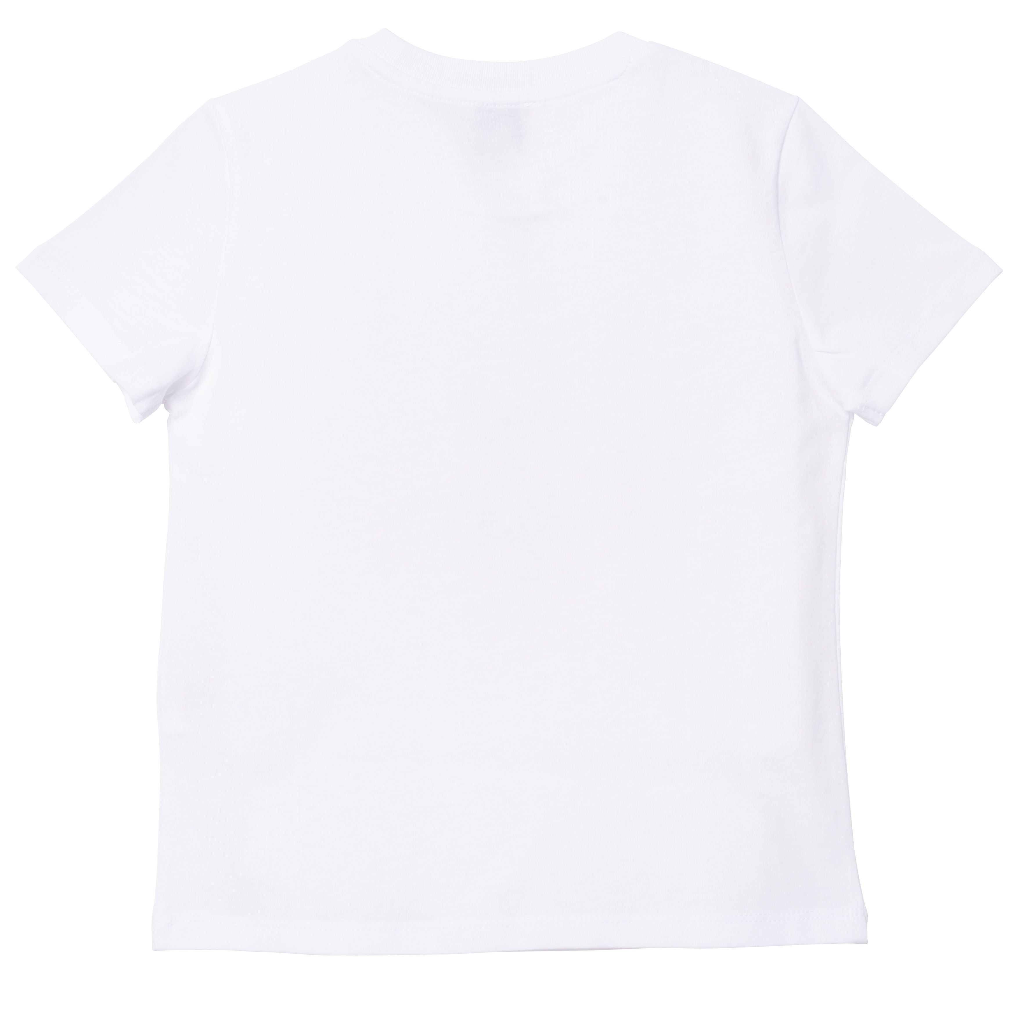 Boys & Girls White Tiger Cotton T-Shirts