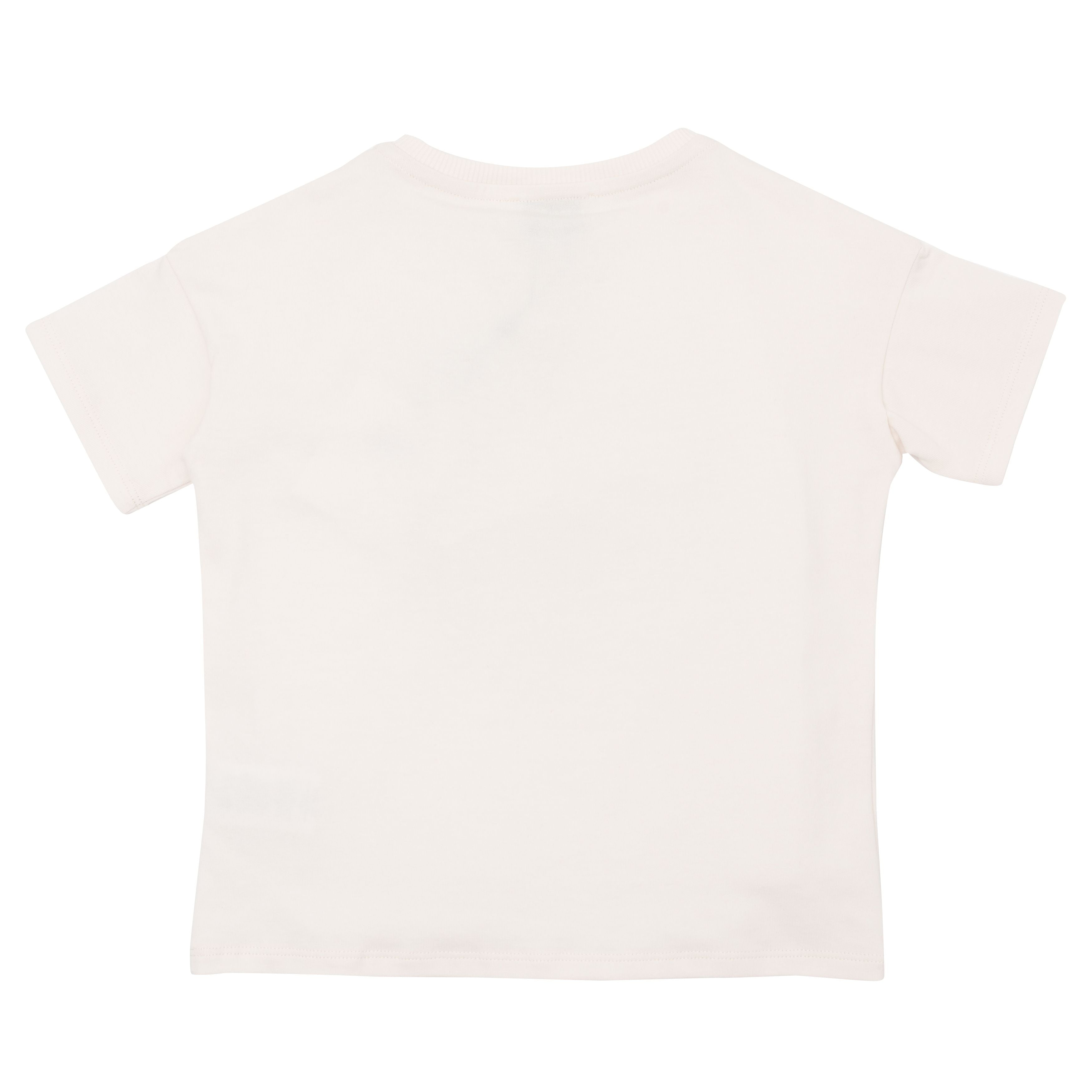 Boys & Girls White Tiger Cotton T-Shirts