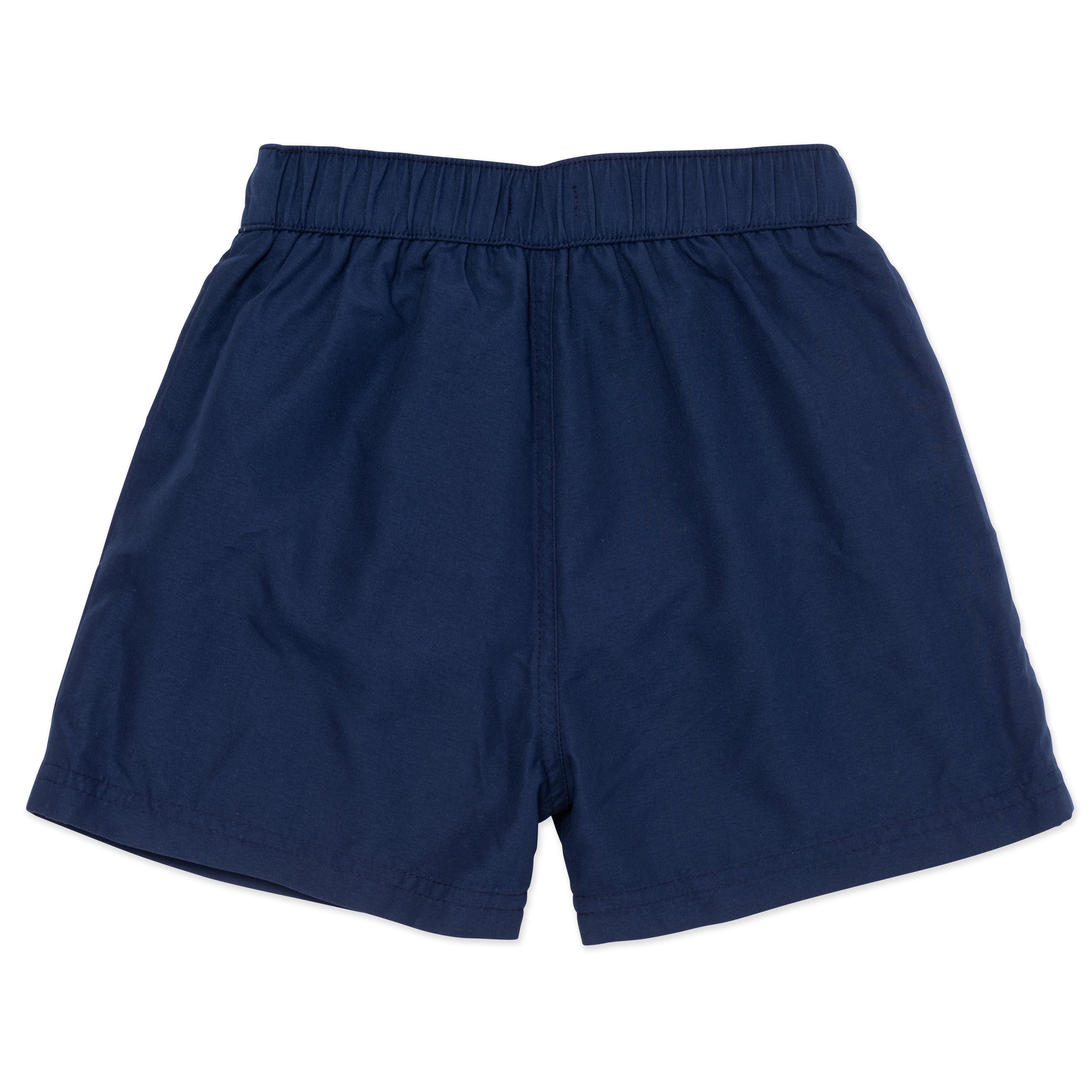 Boys Navy Logo Swim Shorts