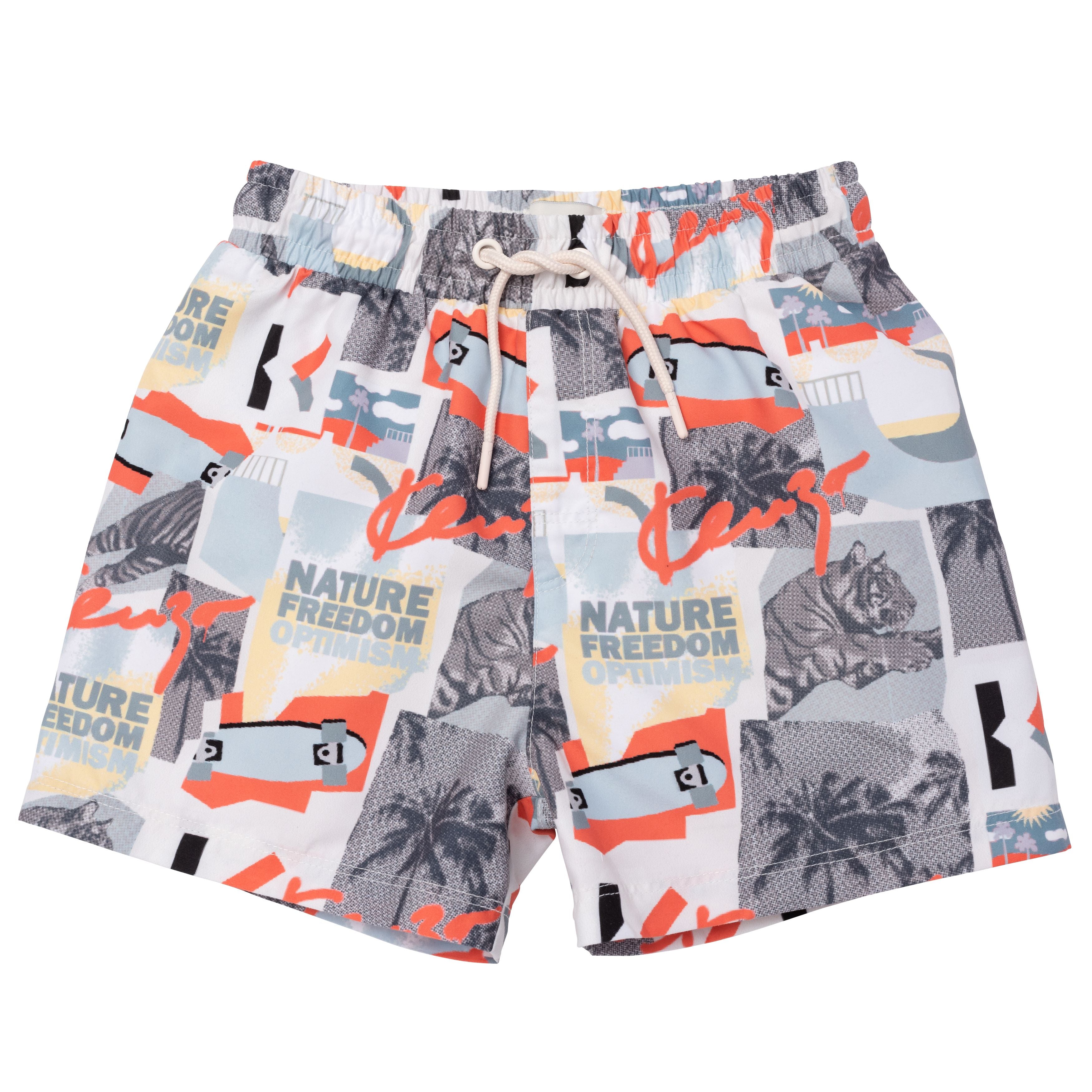 Boys & Girls Grey Swim Shorts