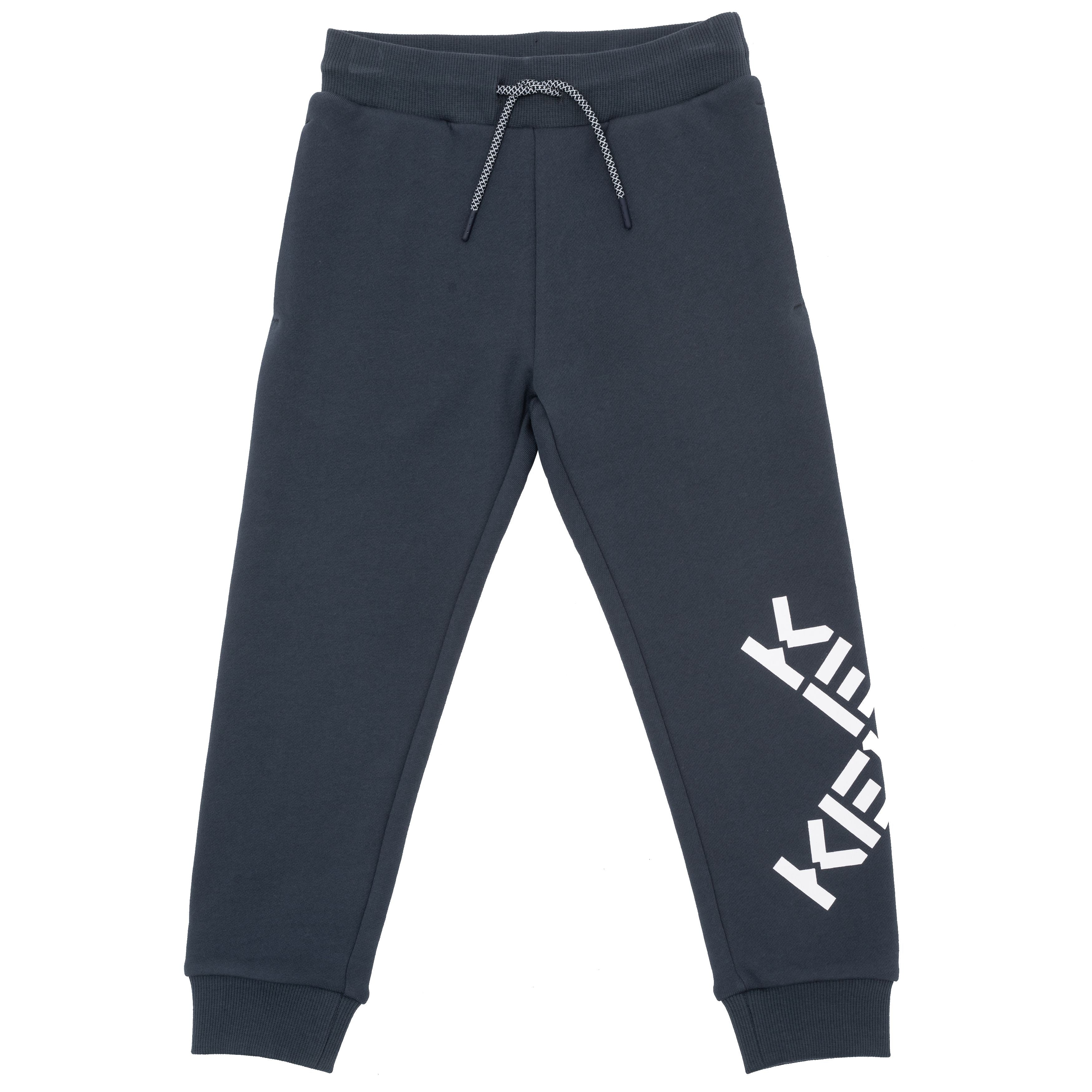 Boys Black Cotton Trousers