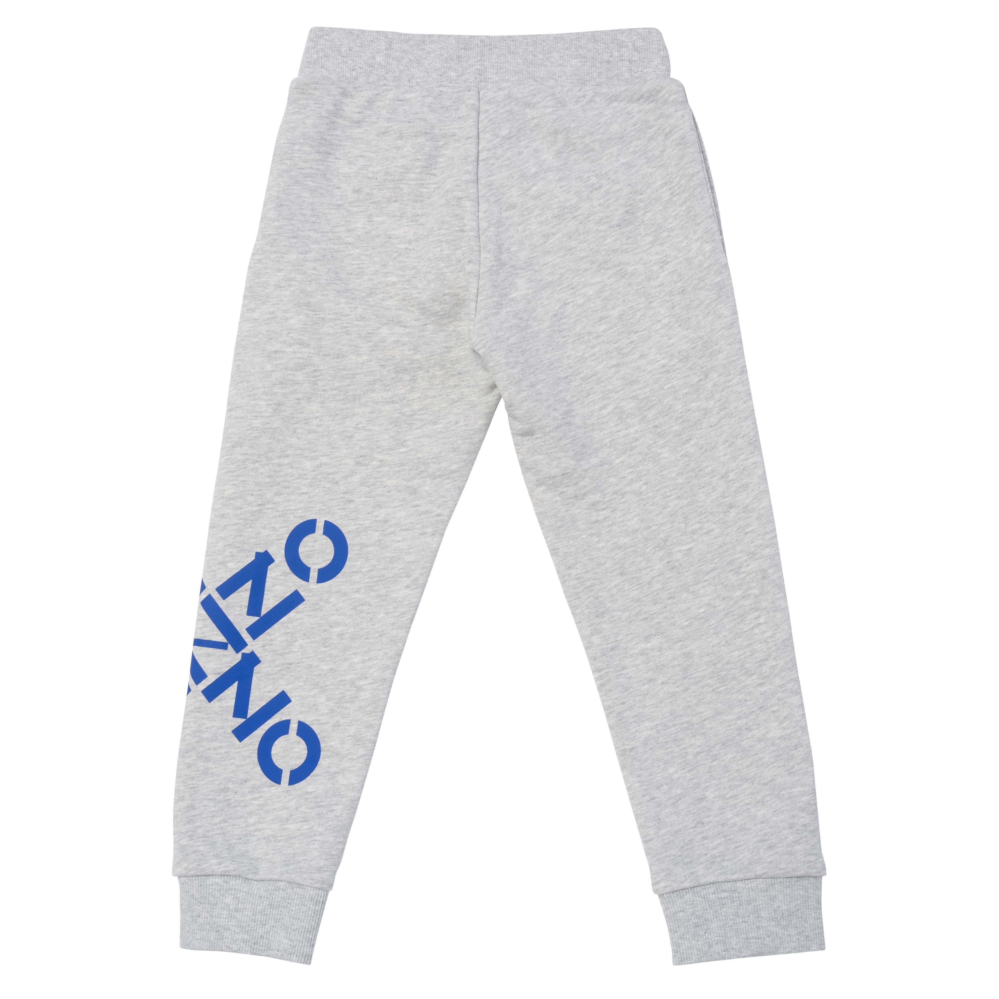 Boys Grey Cotton Trousers