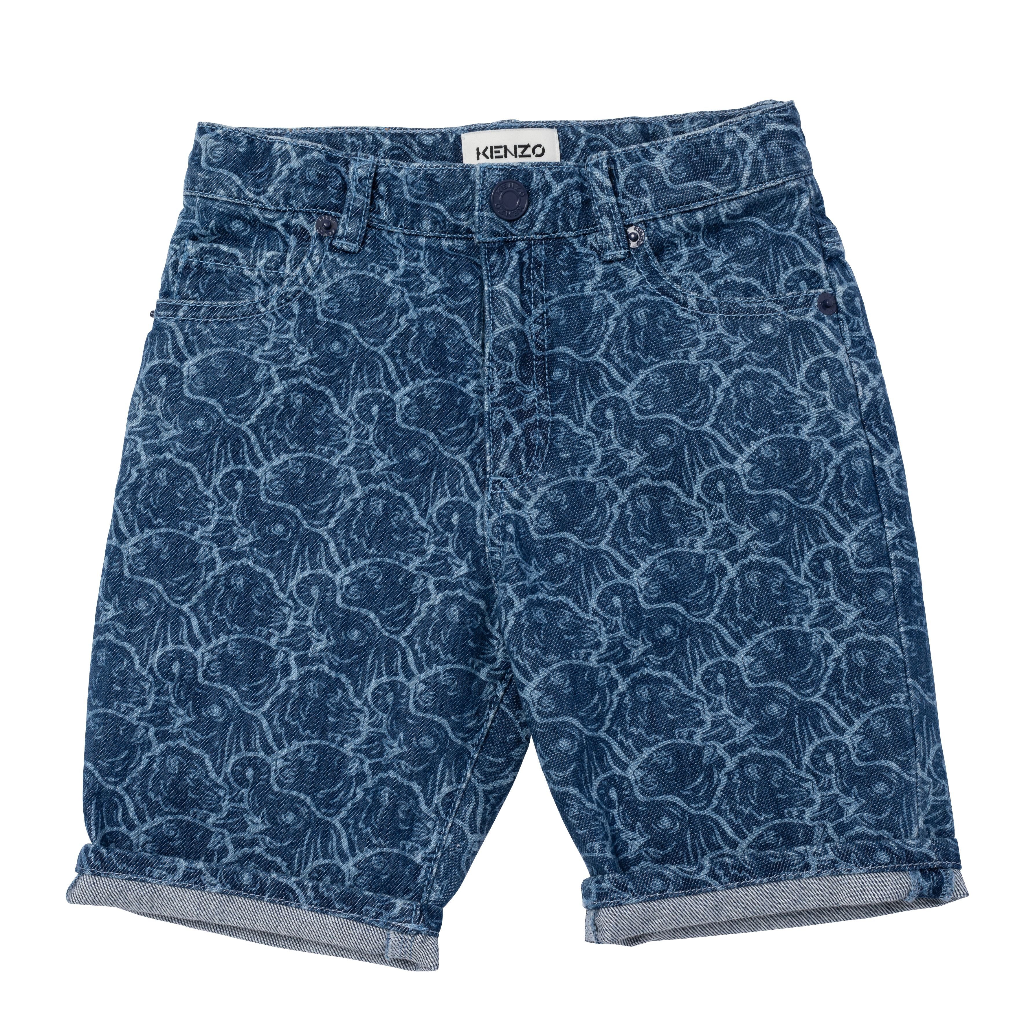 Boys & Girls Blue Cotton Shorts