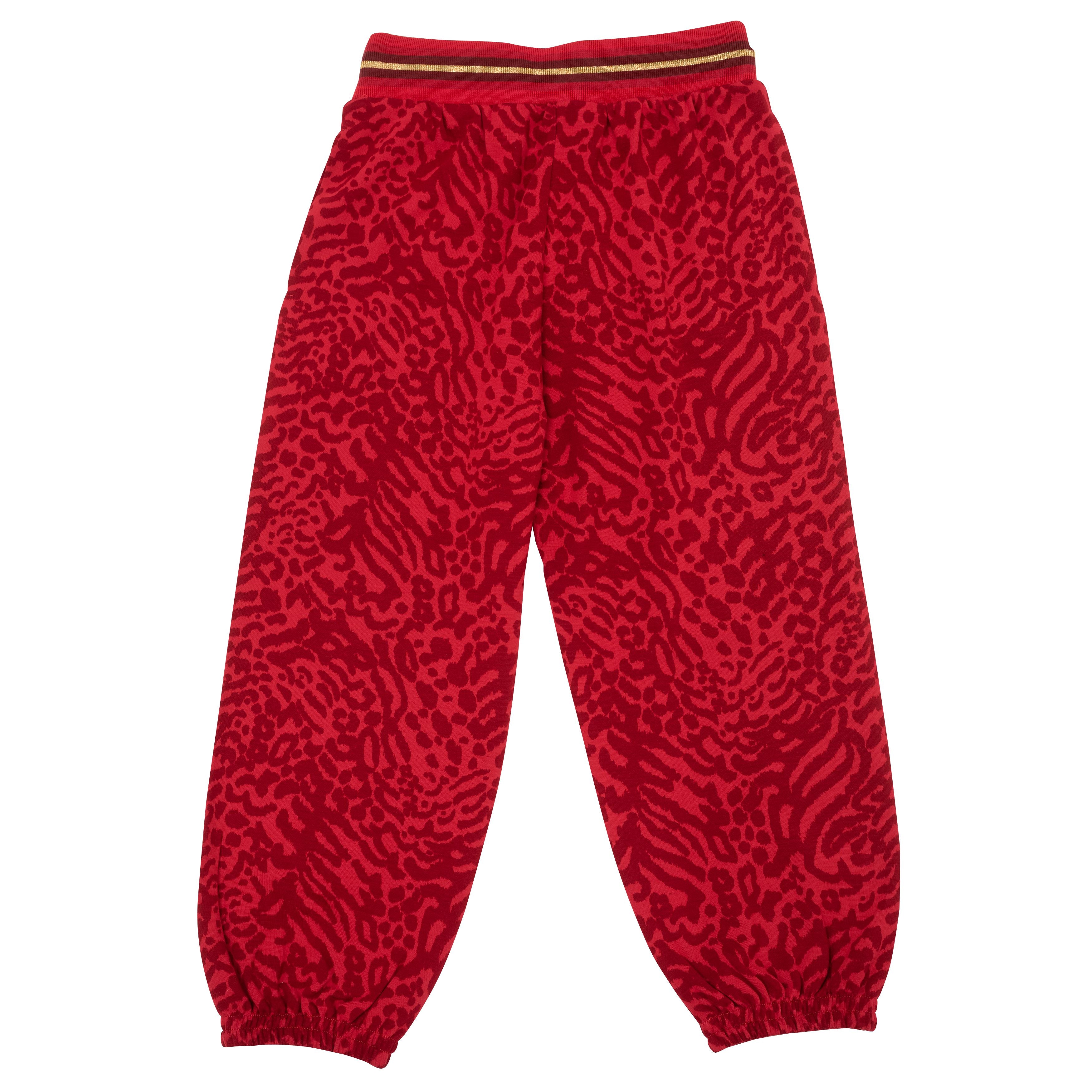 Boys Red Logo Trousers