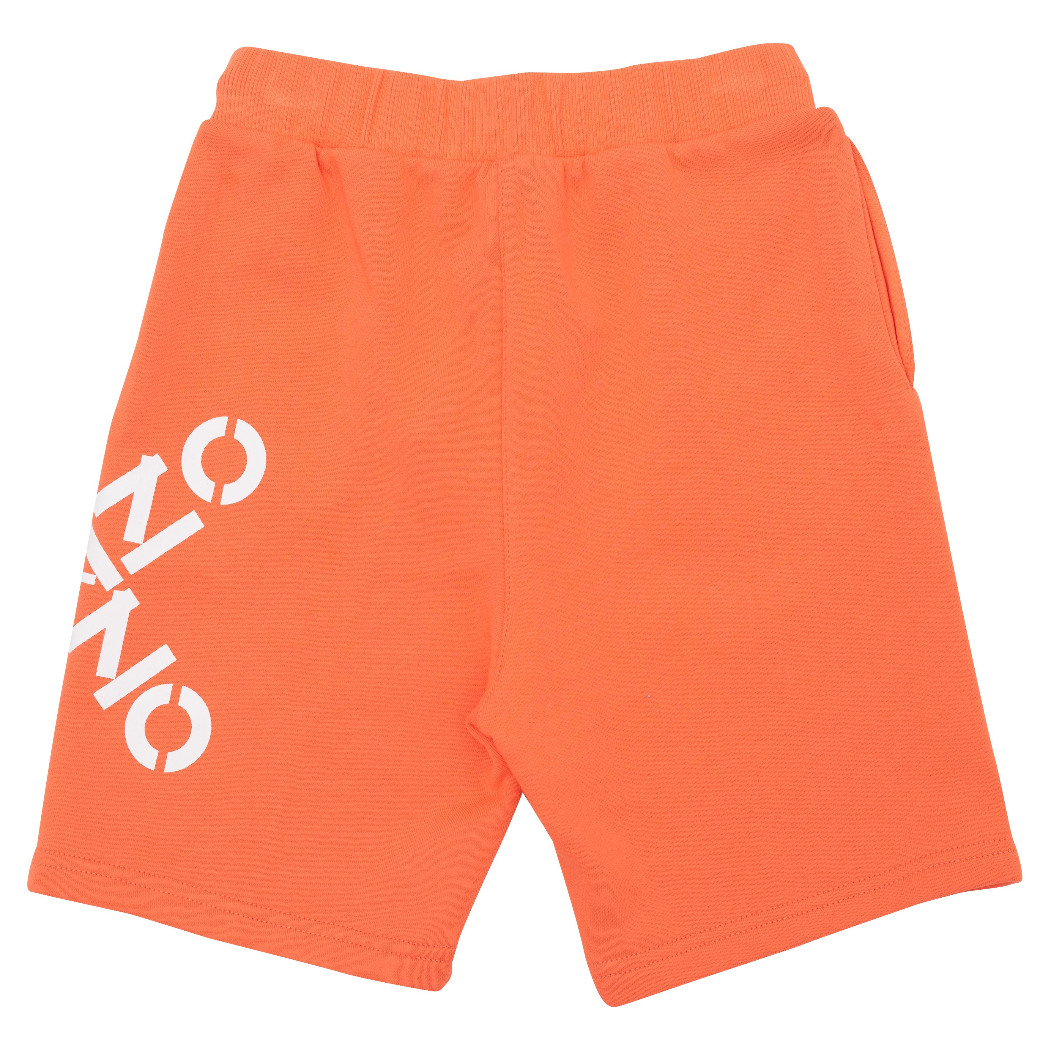 Boys & Girls Orange Cotton Shorts