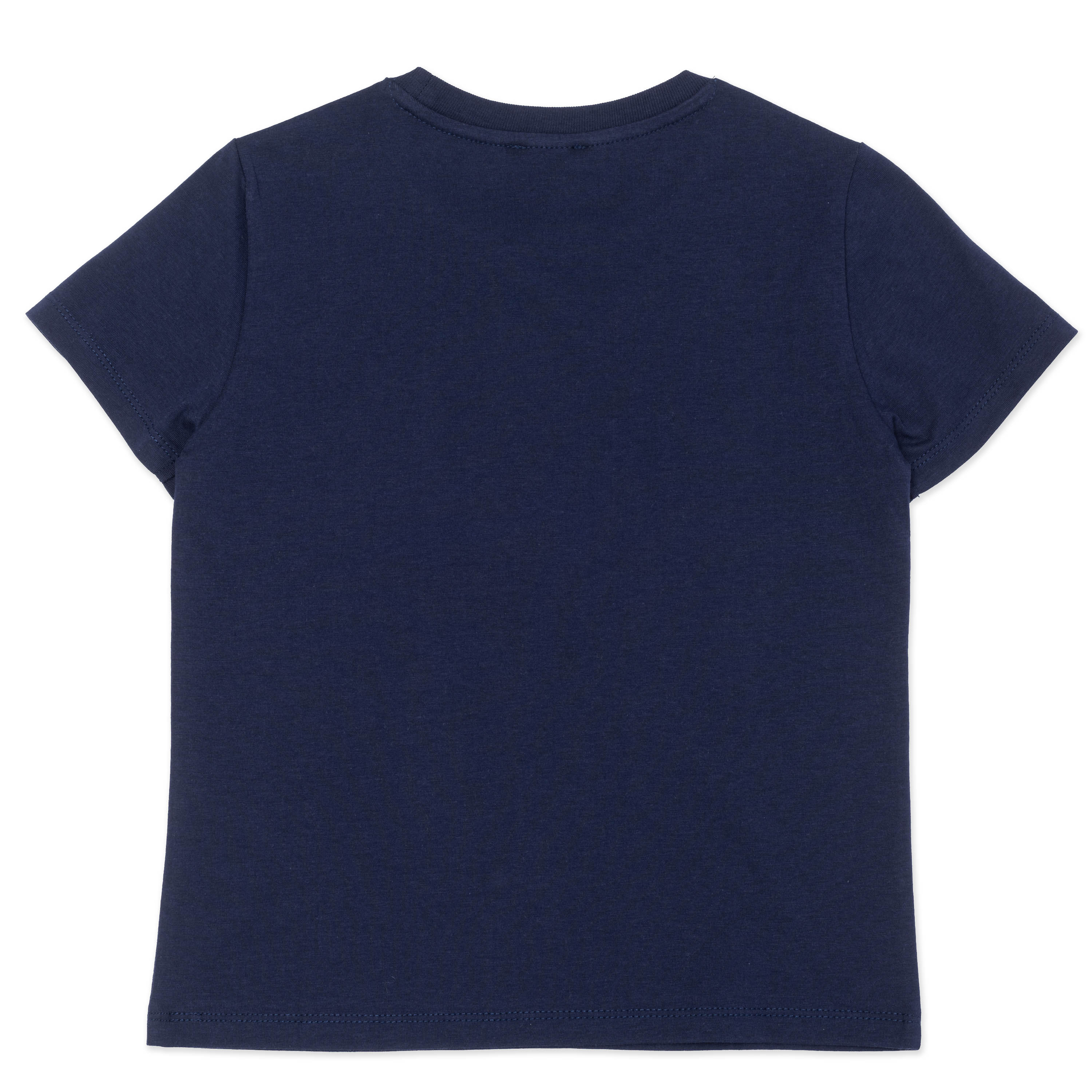 Boys Blue Logo Cotton T-Shirt