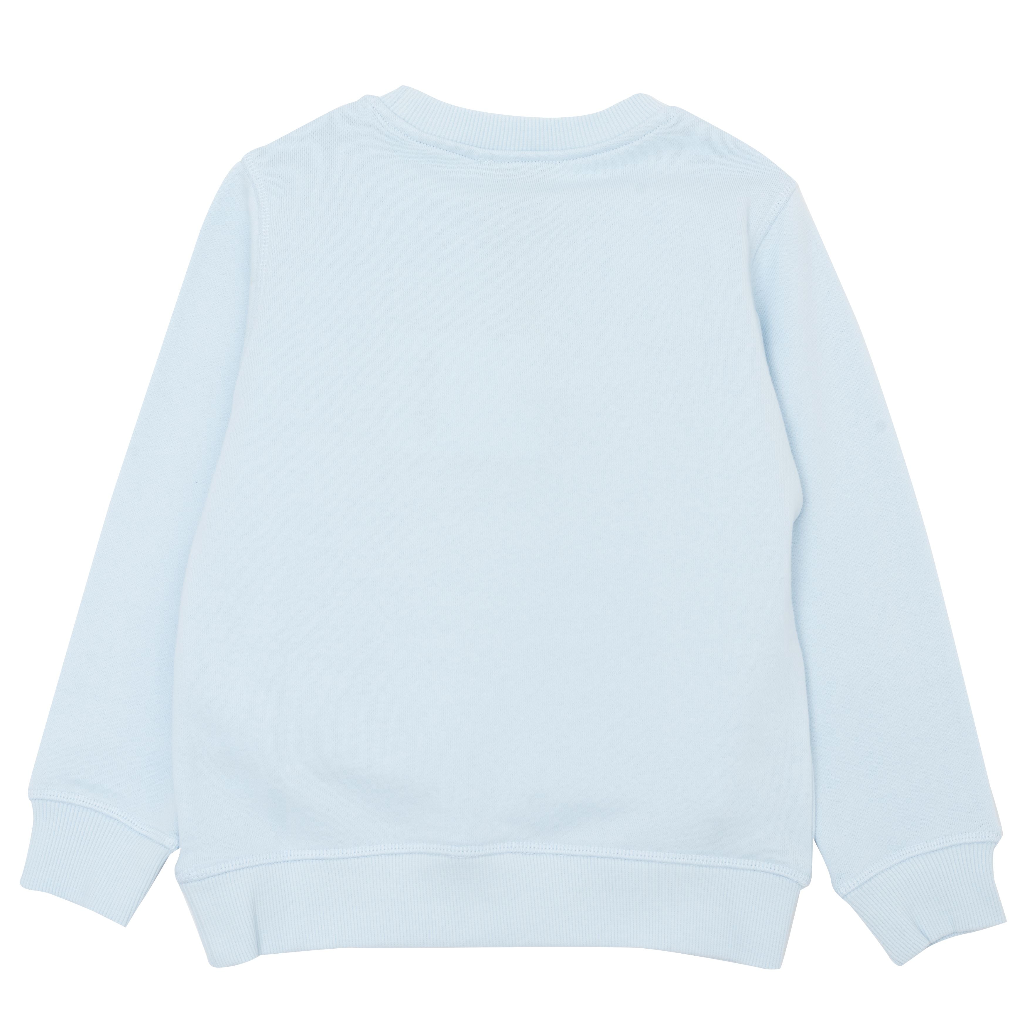 Boys & Girls Blue Tiger Cotton Sweatshirt