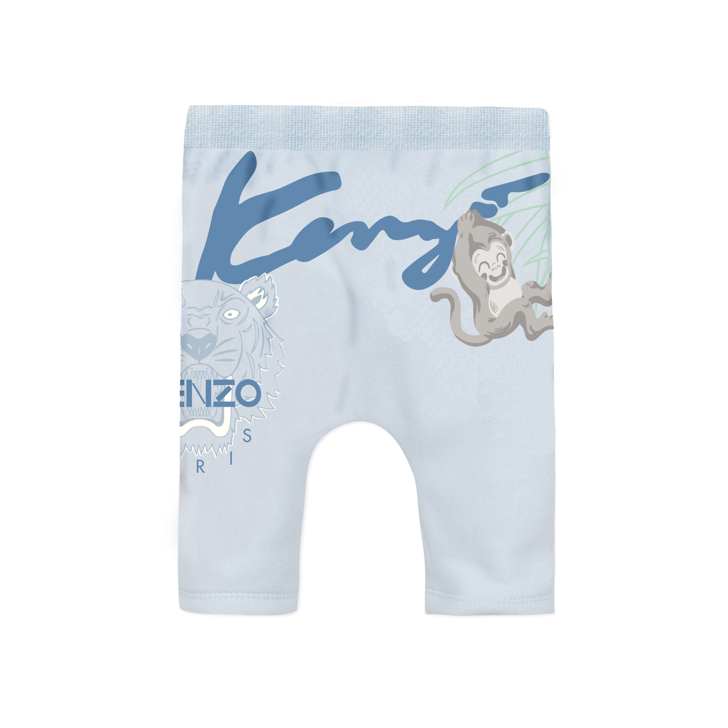 Baby Boys Blue Printing Cotton Set