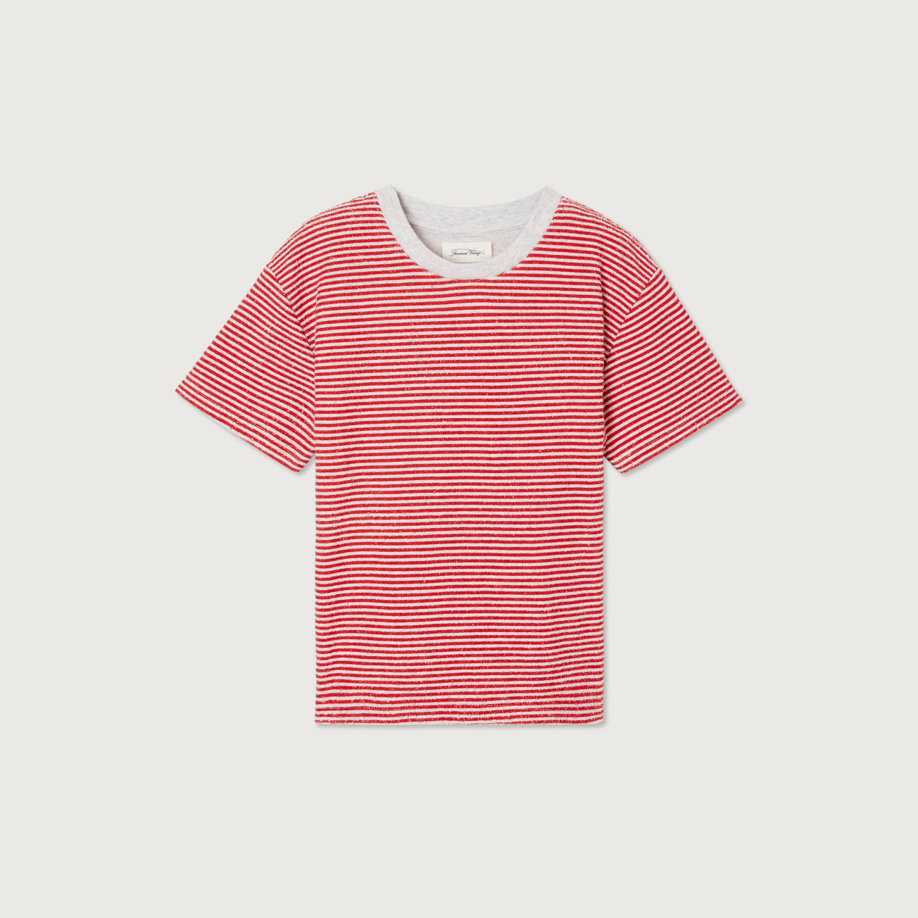 Boys & Girls Red Stripes Cotton T-Shirt