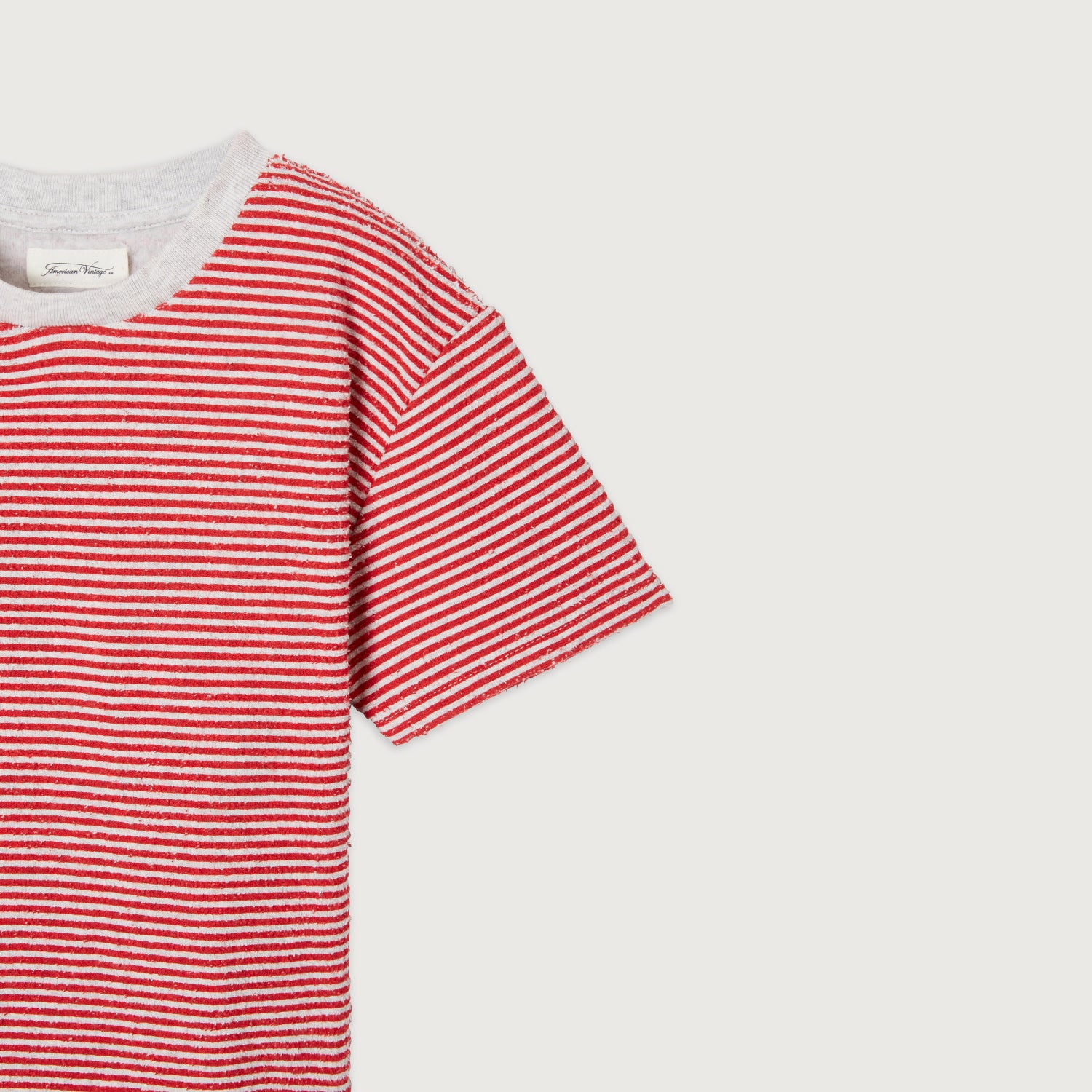 Boys & Girls Red Stripes Cotton T-Shirt