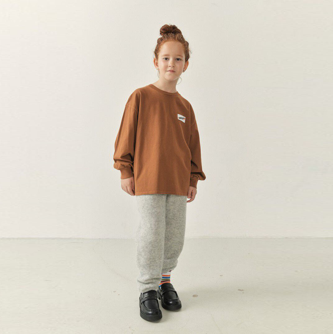 Boys & Girls Camel Cotton T-Shirt