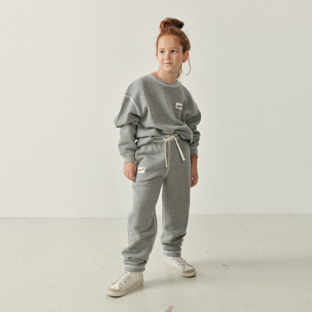 Boys & Girls Grey Cotton Sweatshirt