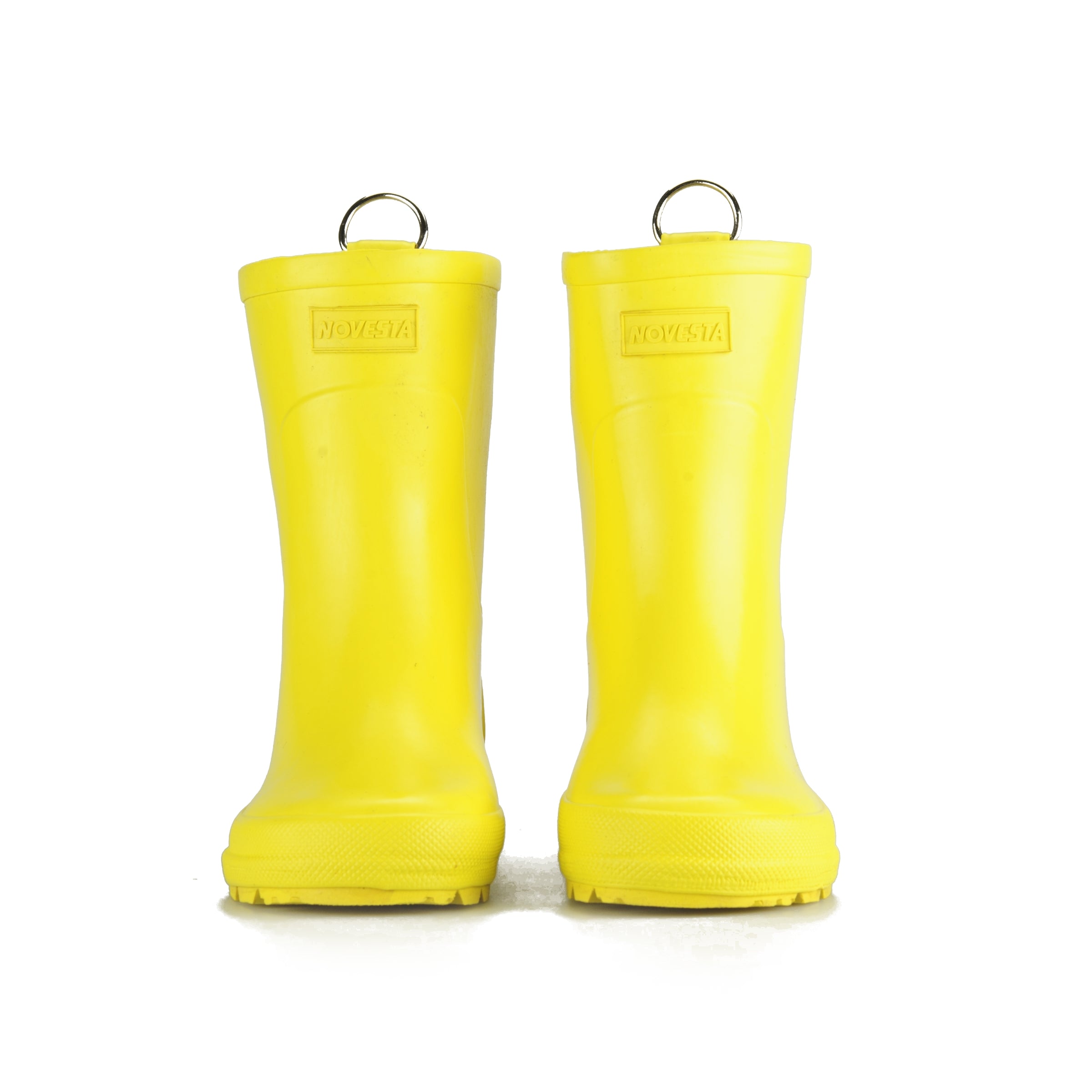 Boys & Girls Yellow Rubber Rain Shoes