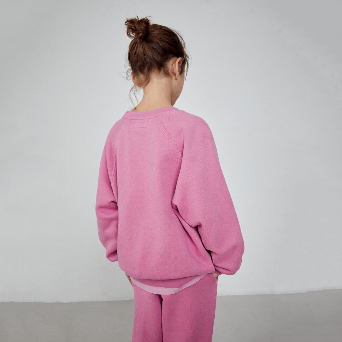 Boys & Girls Mauve Pink Cotton Sweatshirt
