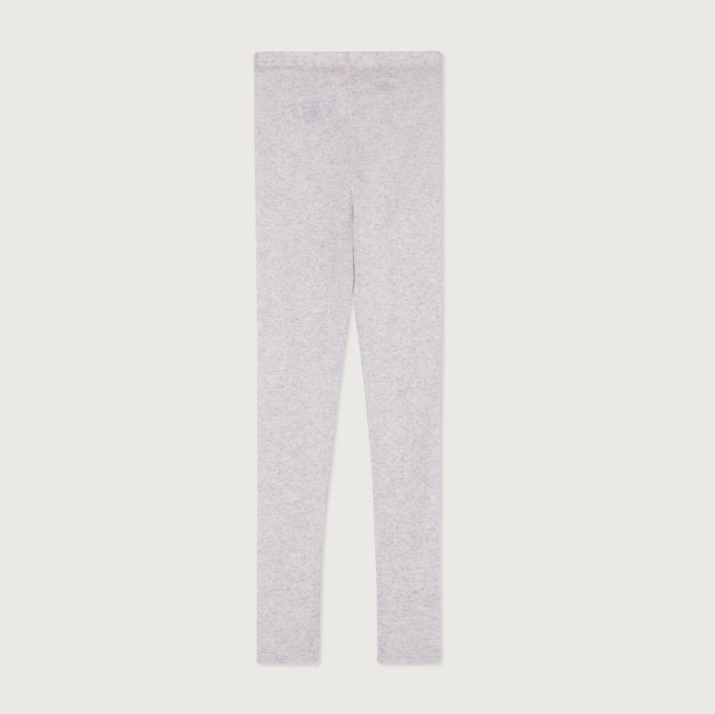 Boys & Girls Light Grey Cotton Leggings