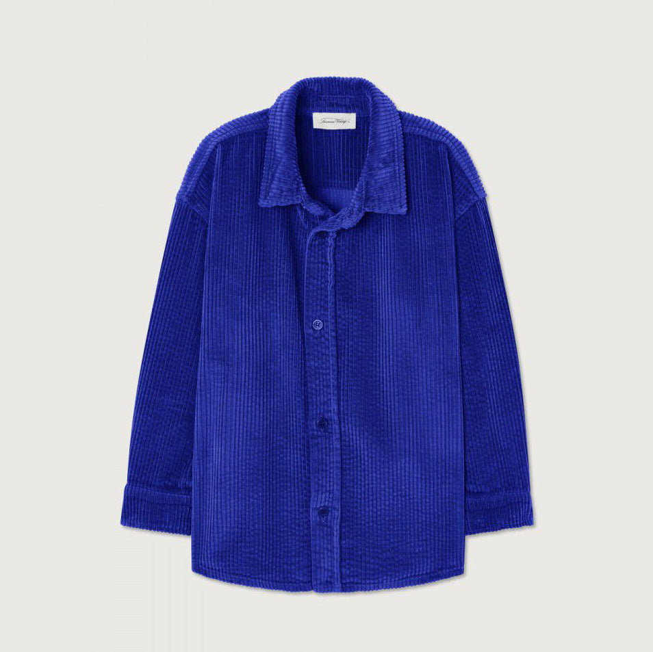 Boys & Girls Blue Corduroy Shirt