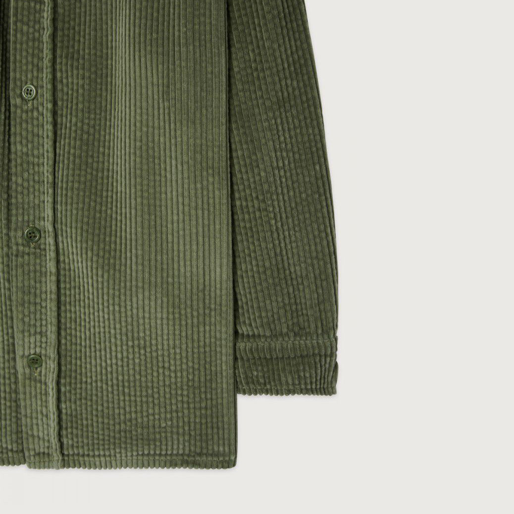 Boys & Girls Green Corduroy Shirt