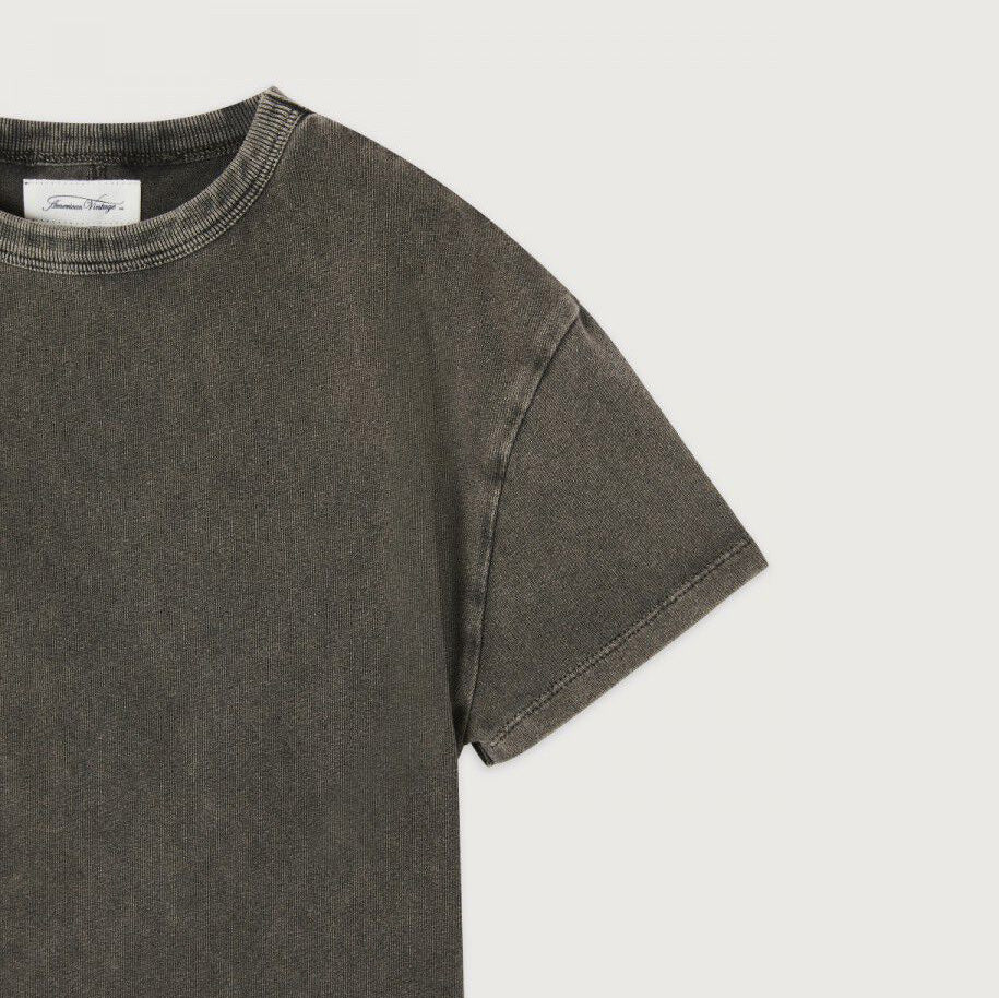 Boys & Girls Dark Grey Cotton T-Shirt