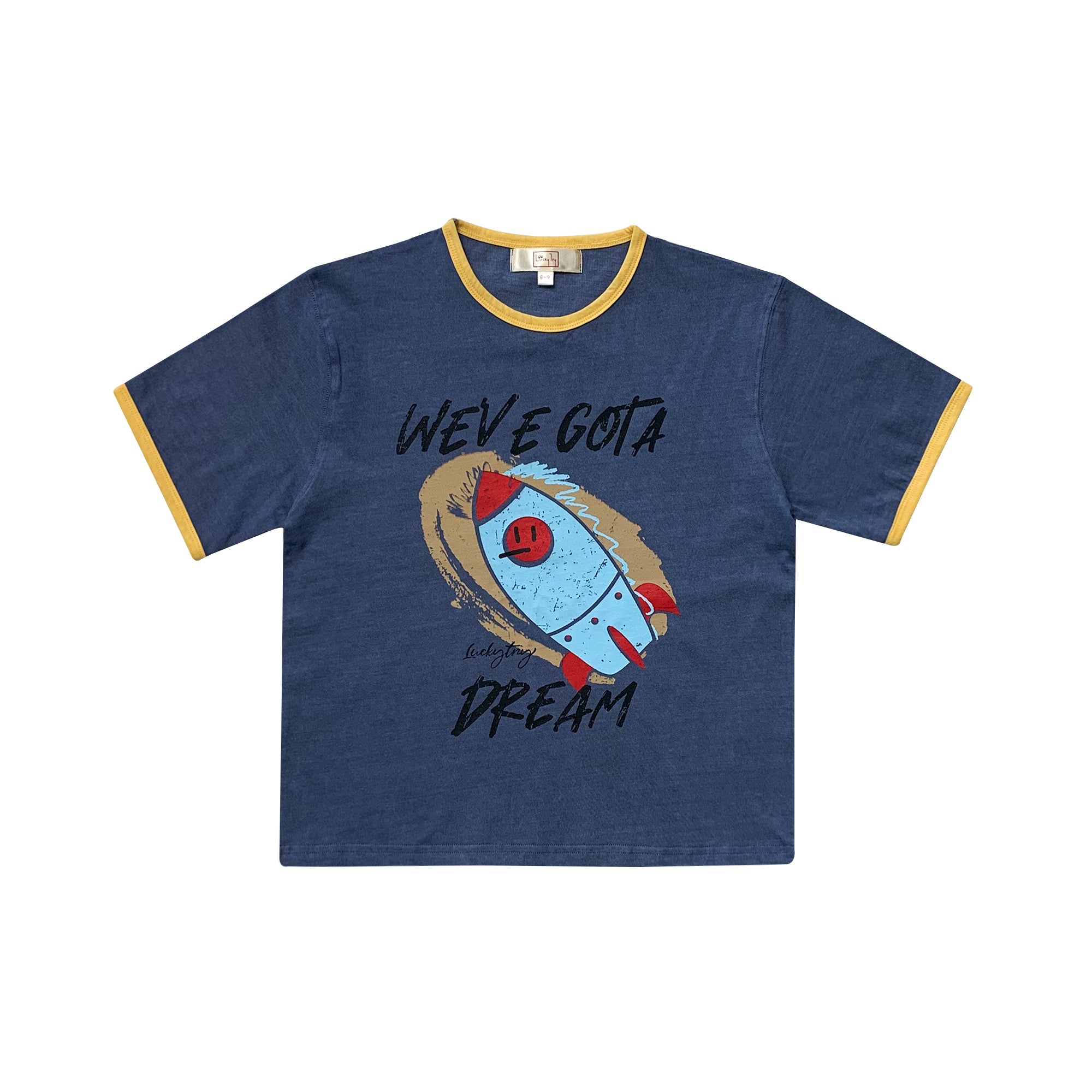 Boys & Girls Navy Cotton T-Shirt