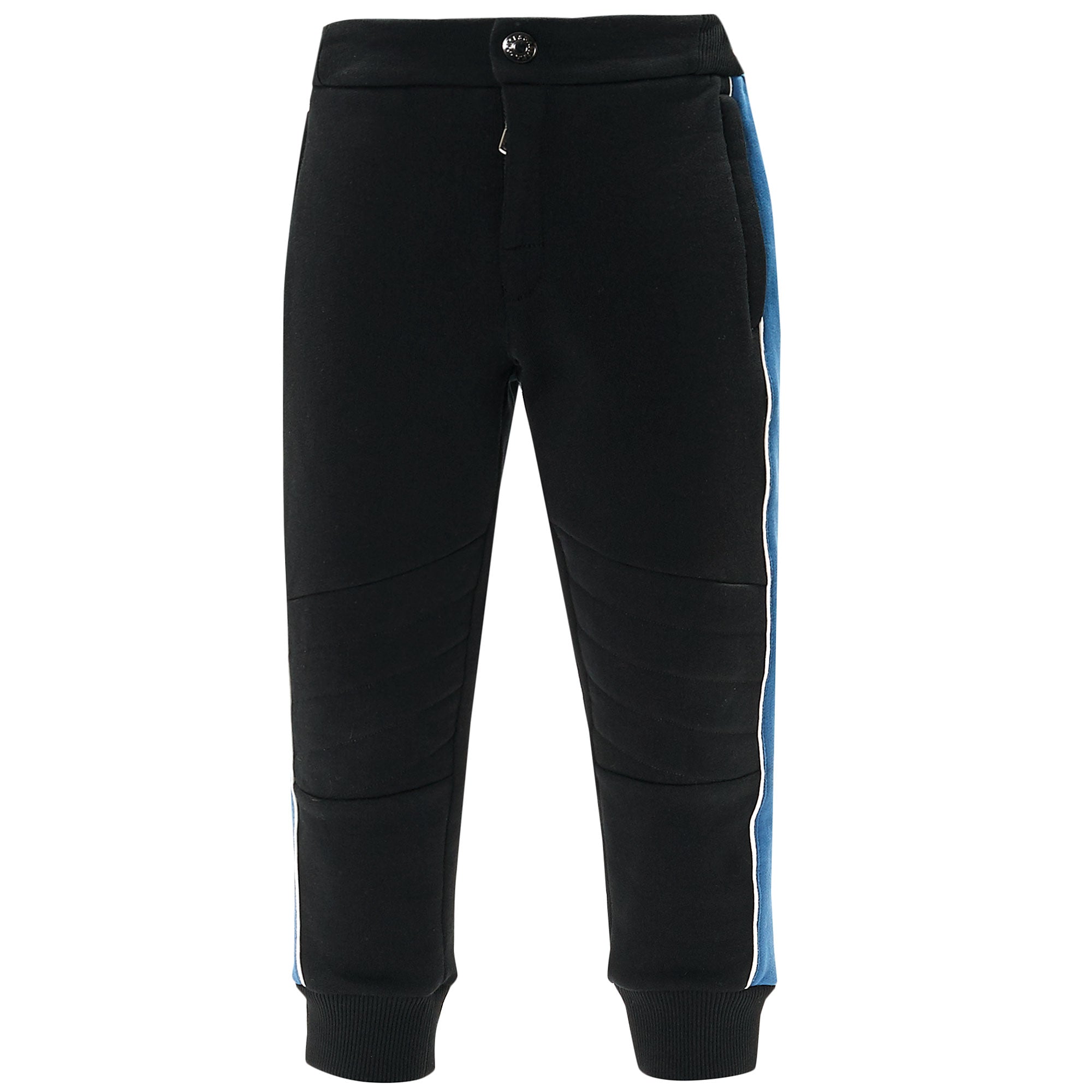 Boys Blue Cotton Trousers