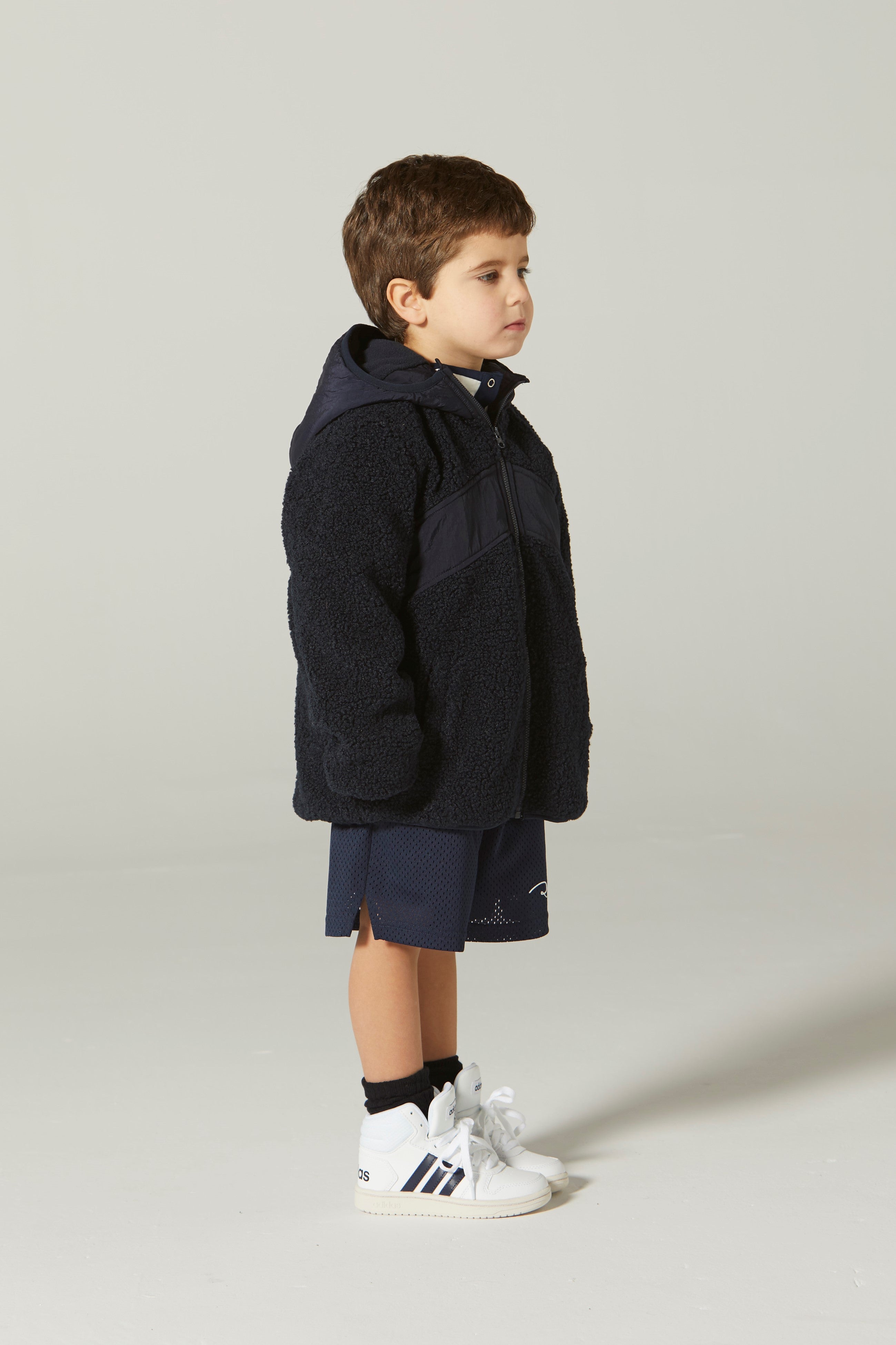 Boys & Girls Dark Navy Logo Jacket