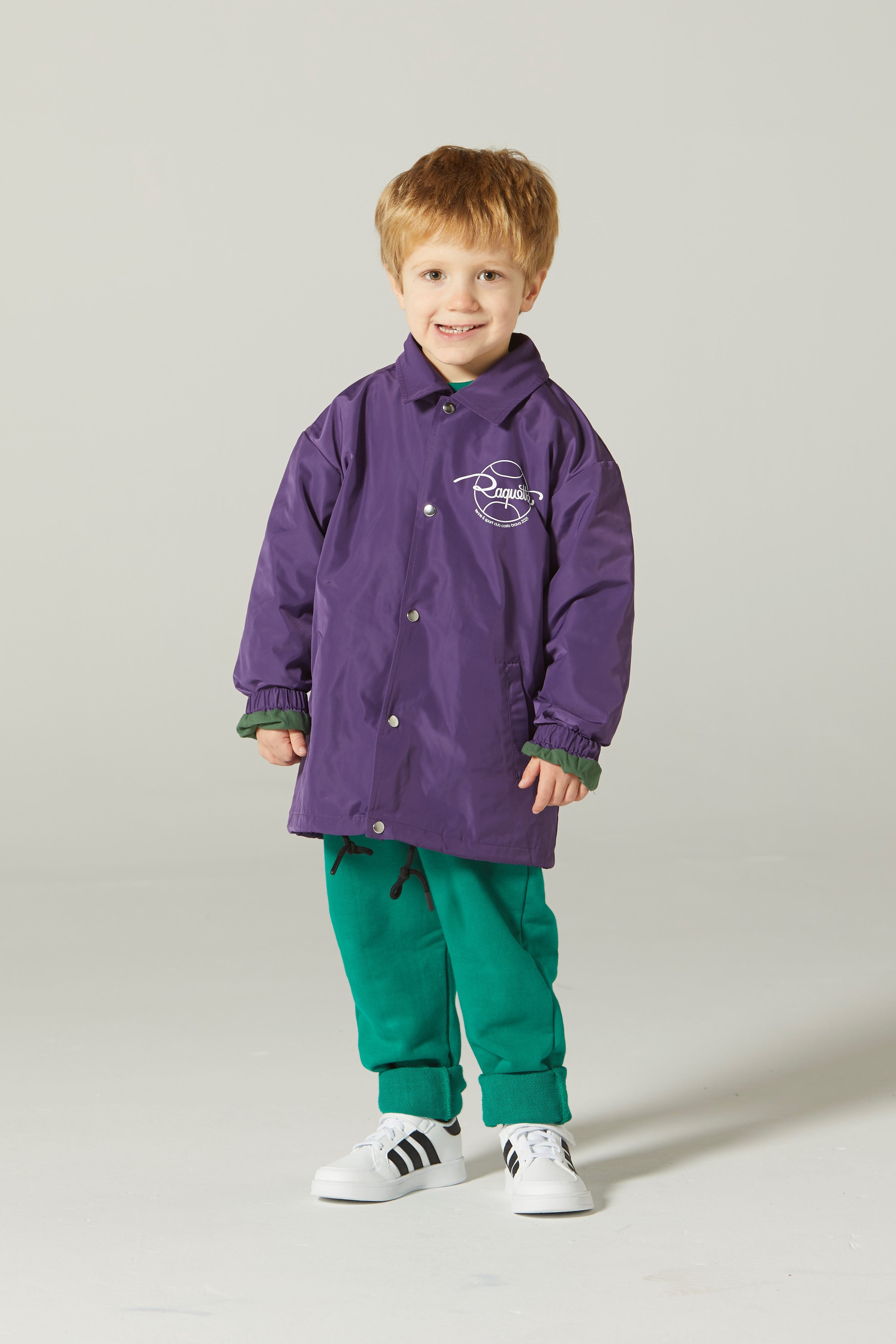 Boys & Girls Purple Logo Jacket