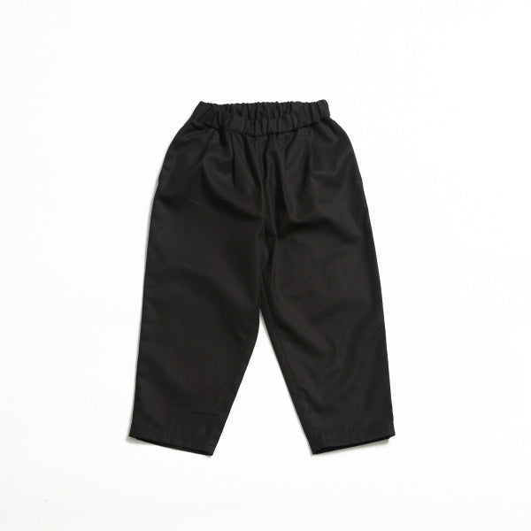 Boys & Girls Black Cotton Trousers