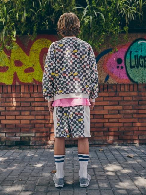 Boys & Girls Black Printed Sweatshirt