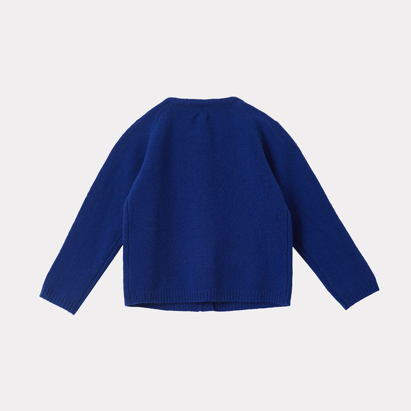 Baby Boys & Girls Blue Wool Cardigan