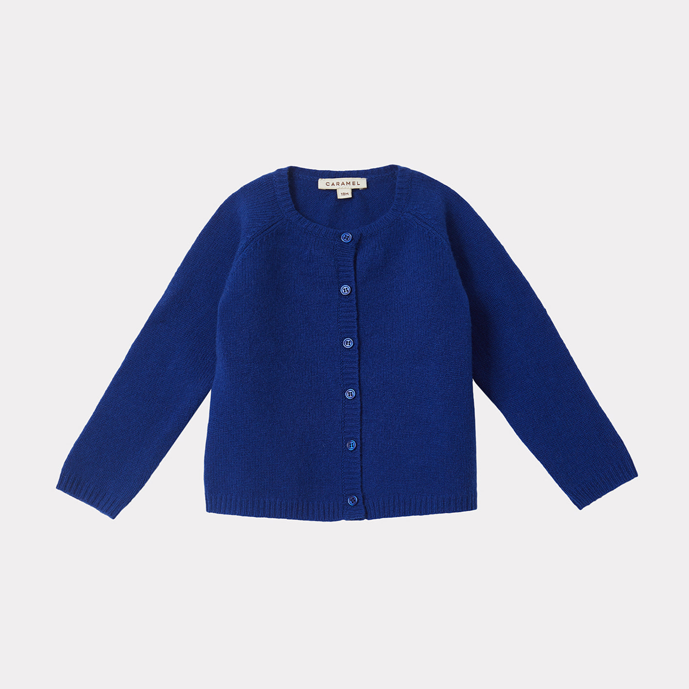 Baby Boys & Girls Blue Wool Cardigan