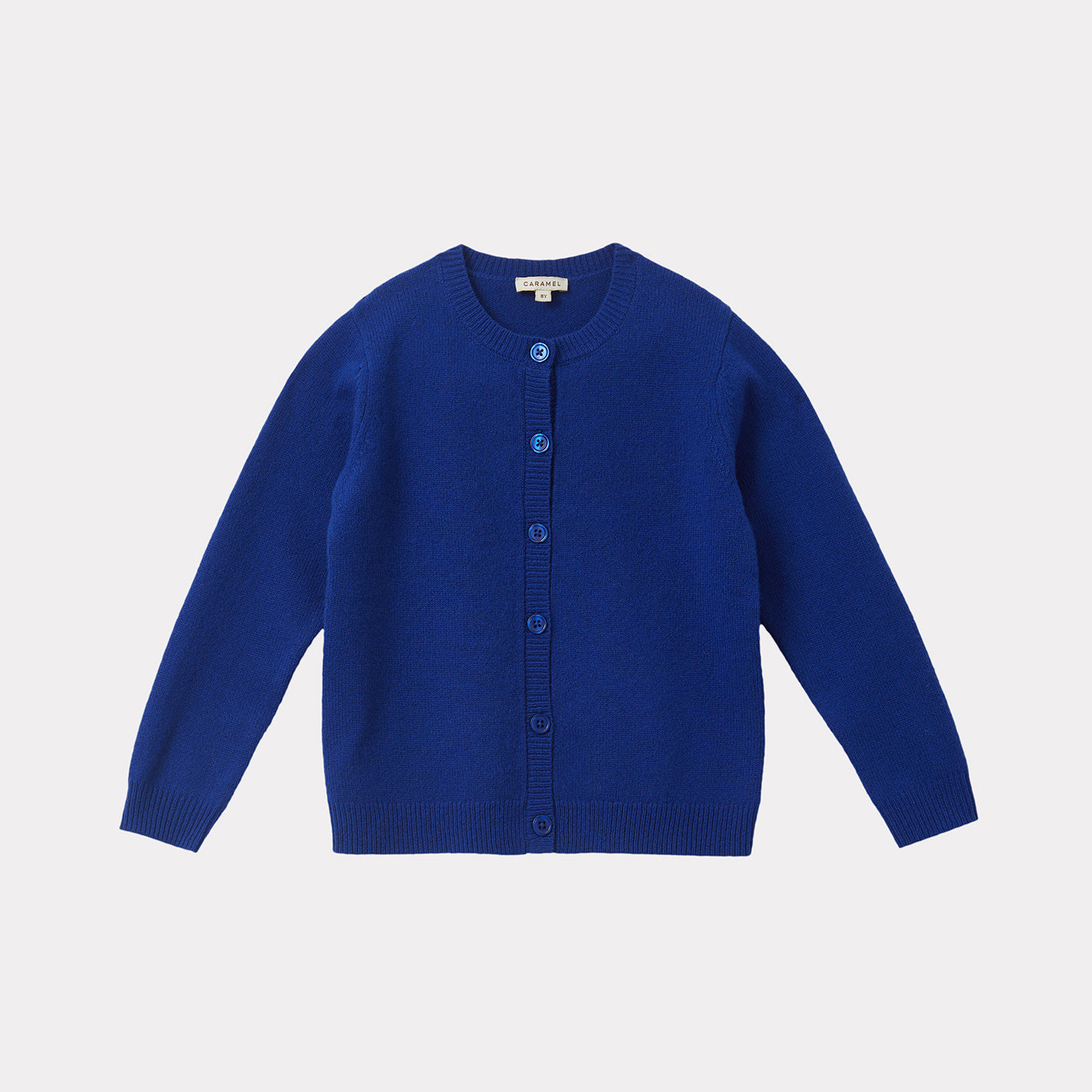 Boys & Girls Blue Wool Cardigan