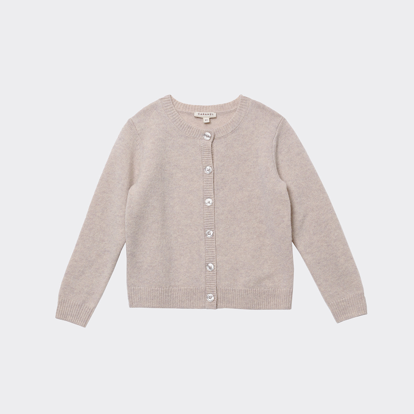 Boys & Girls Beige Wool Cardigan