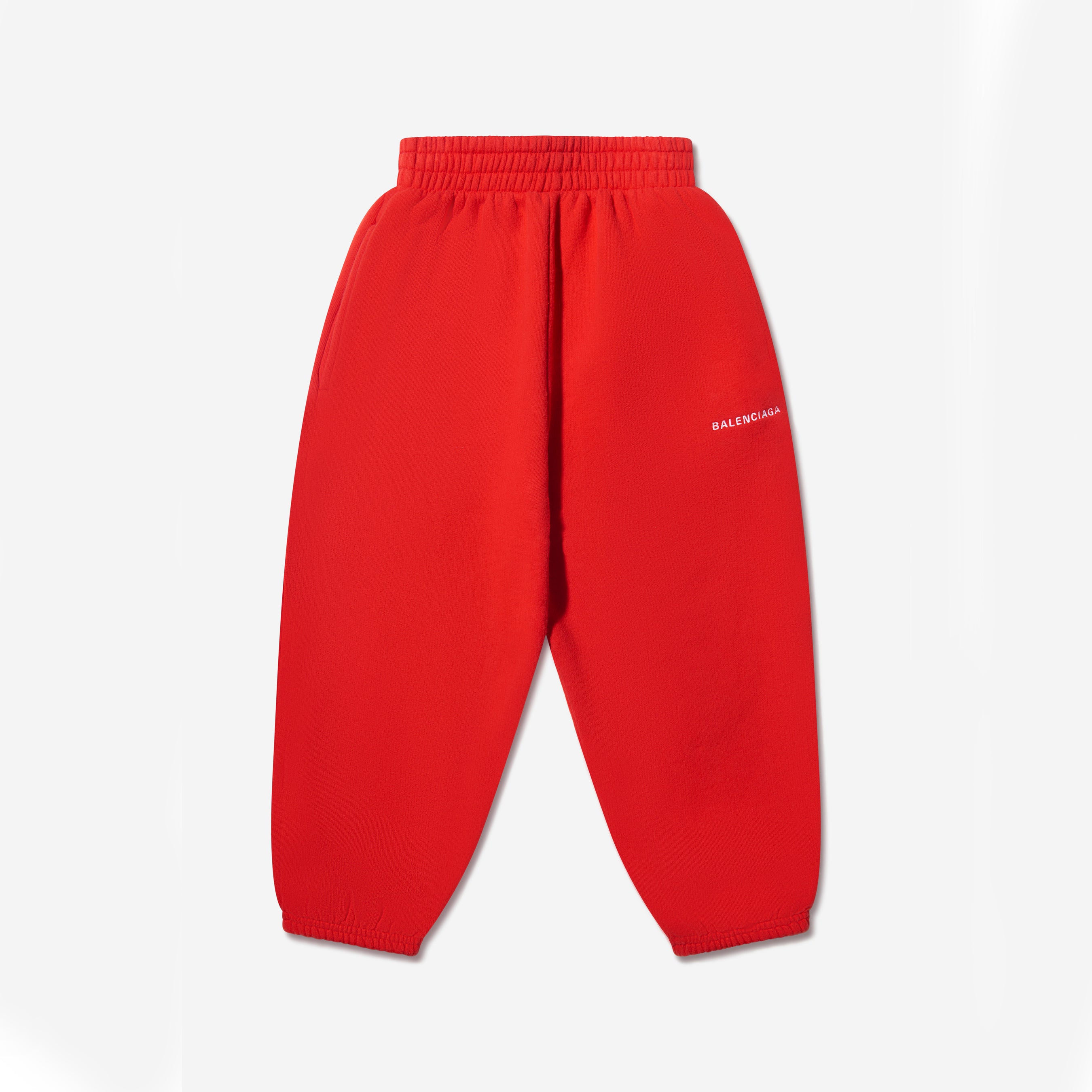 Boys & Girls Red Cotton Trousers